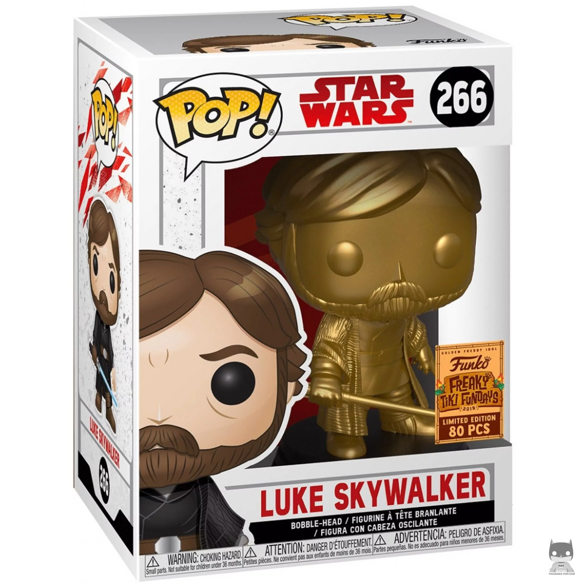 Figurine Funko POP Luke Skywalker (Doré) avec boîte
