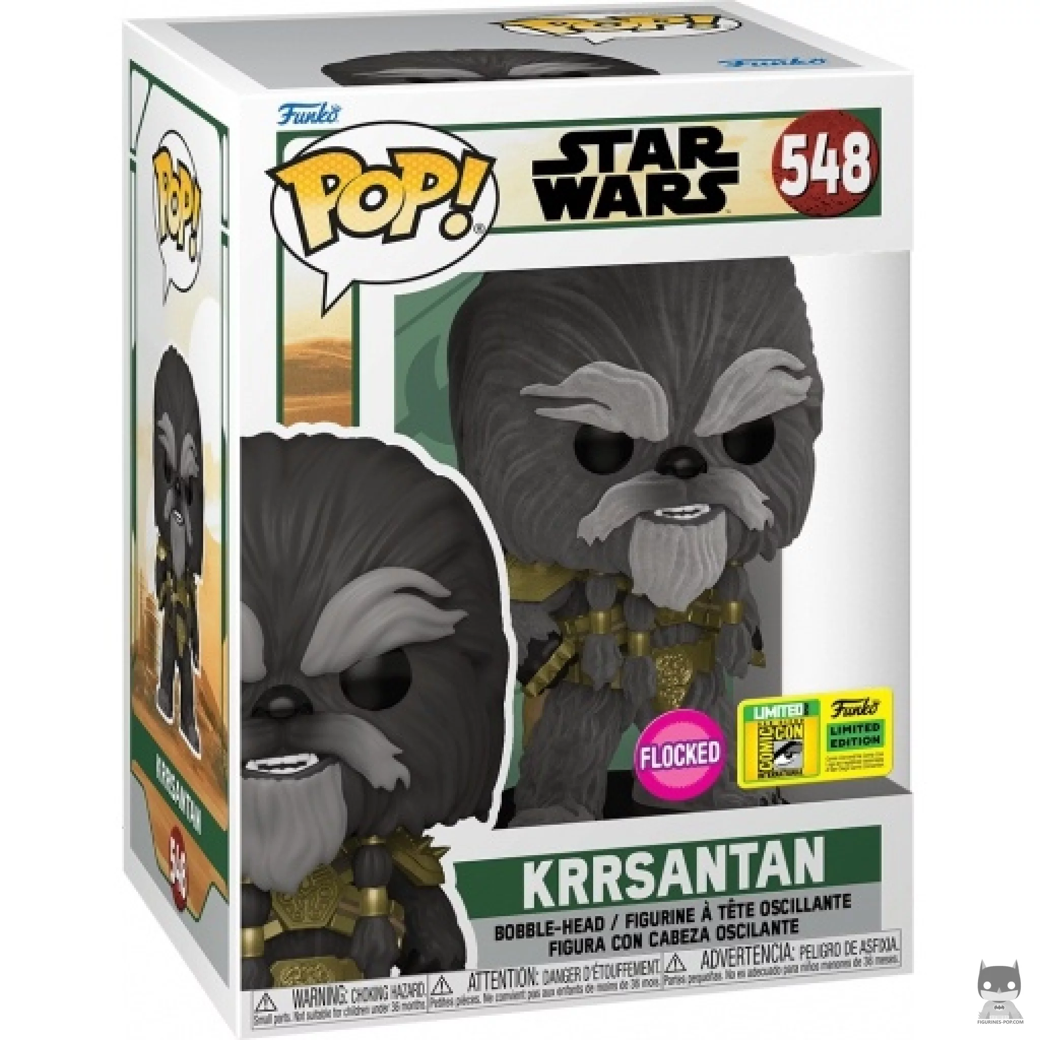 Figurine Funko POP Krrsantan (Flocked) avec boîte