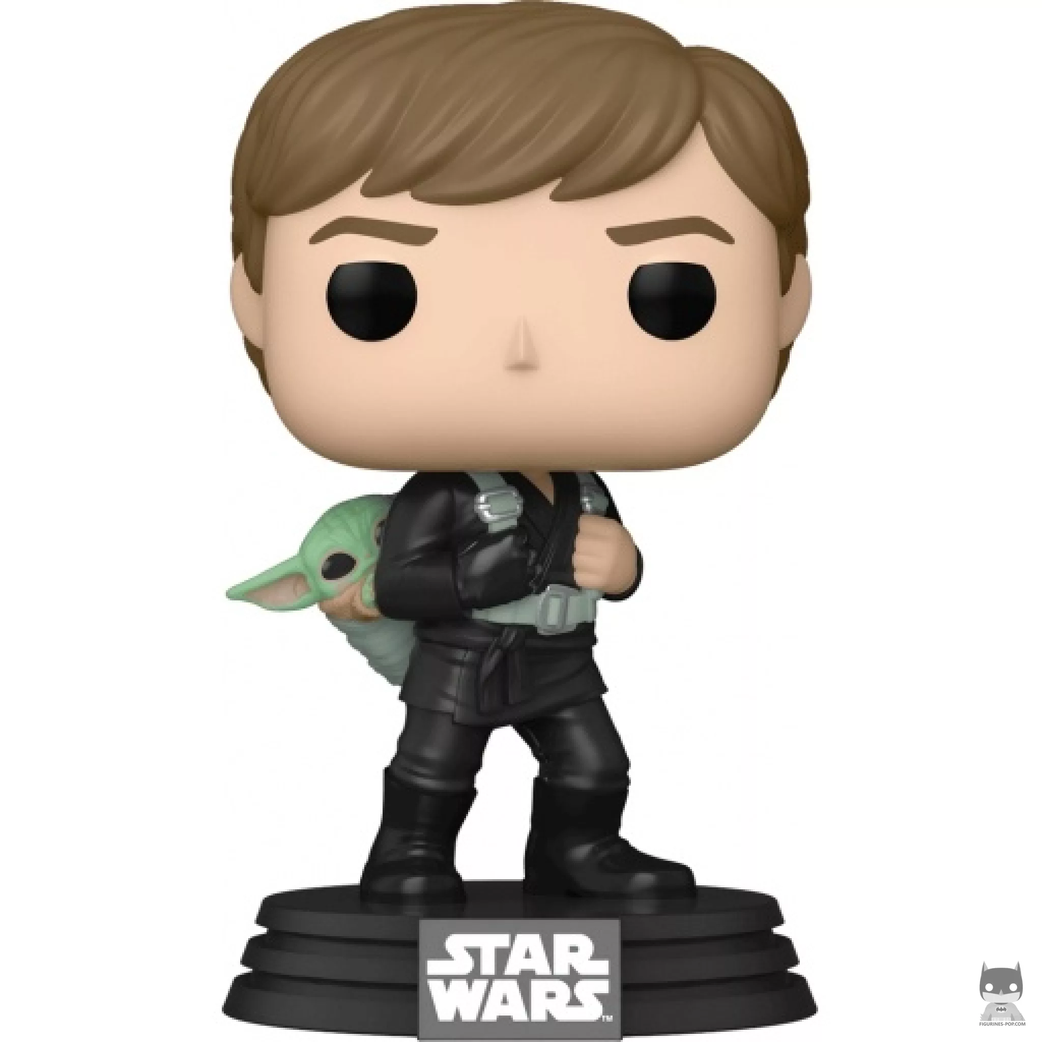 Figurine Funko POP Luke Skywalker & Grogu (Star Wars : Le Livre de Boba Fett)