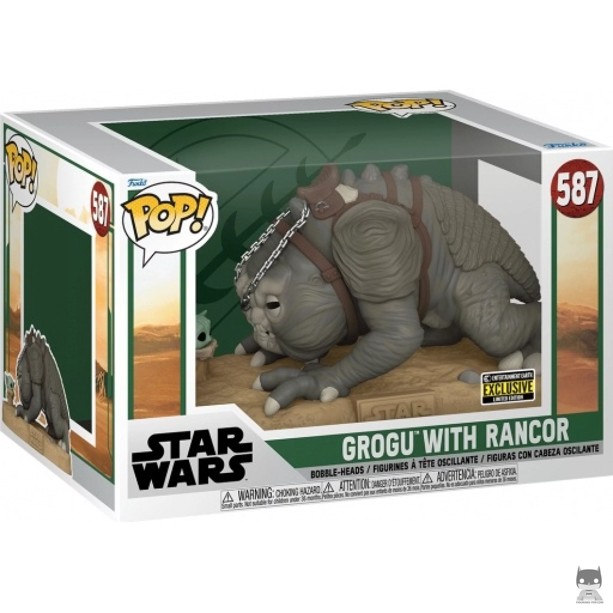 Figurine Funko POP Grogu avec Rancor avec boîte
