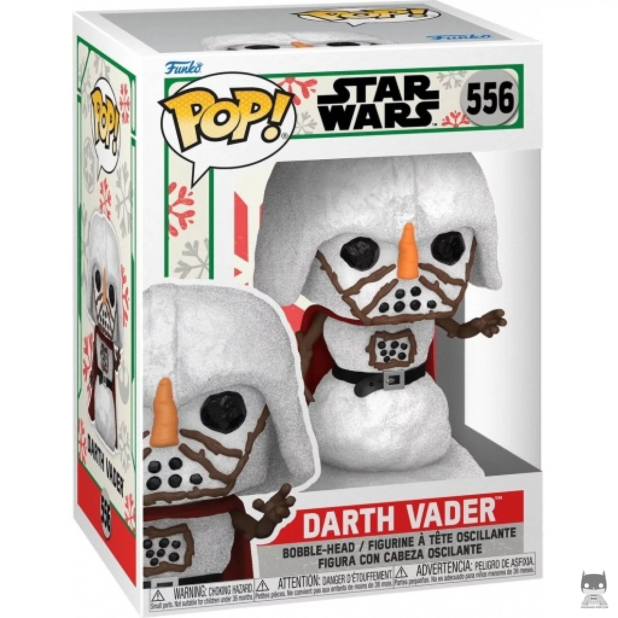 Figurine Funko POP Dark Vador Bonhomme de neige avec boîte