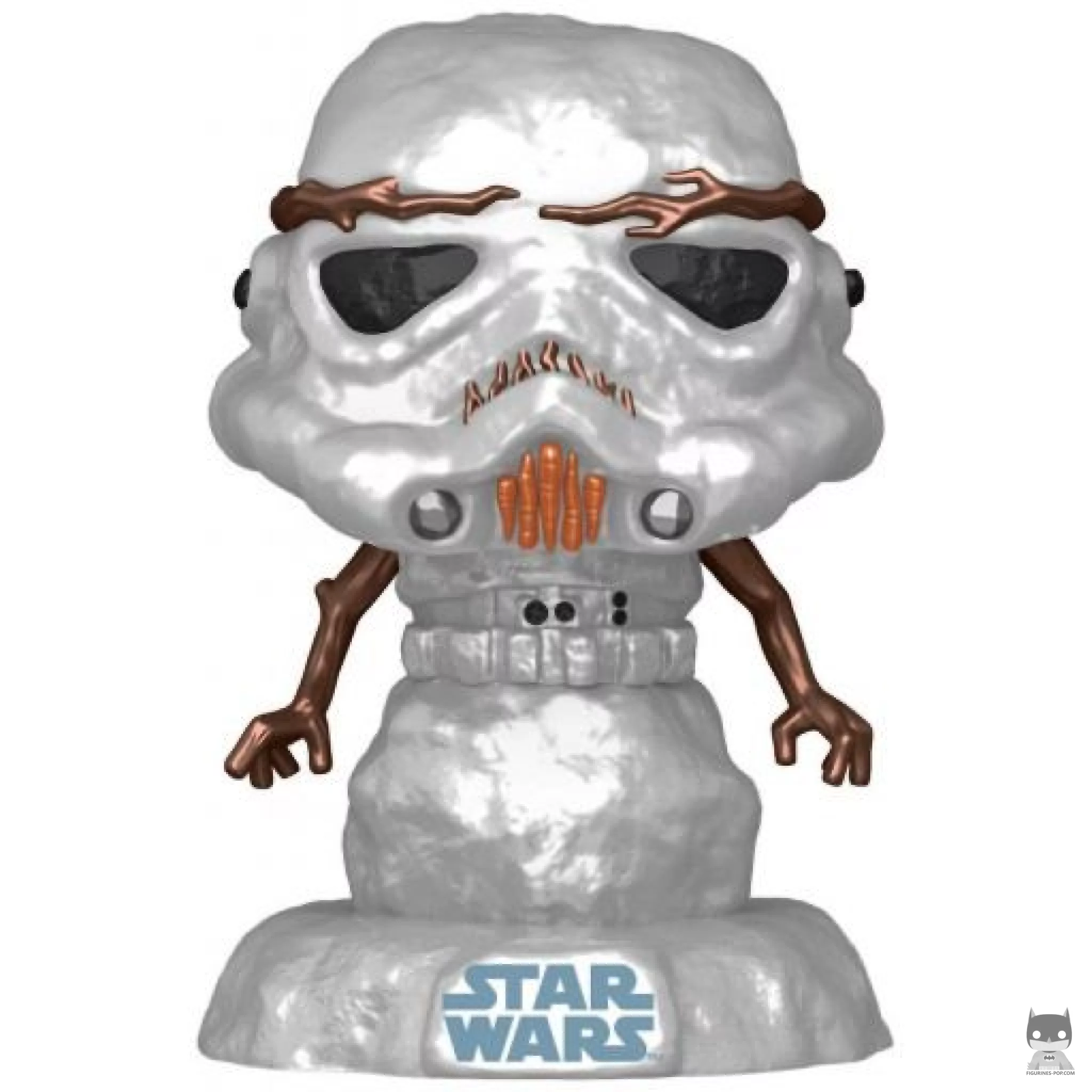 Figurine Funko POP Stormtrooper Bonhomme de neige (Metallic) (Star Wars (Noël))