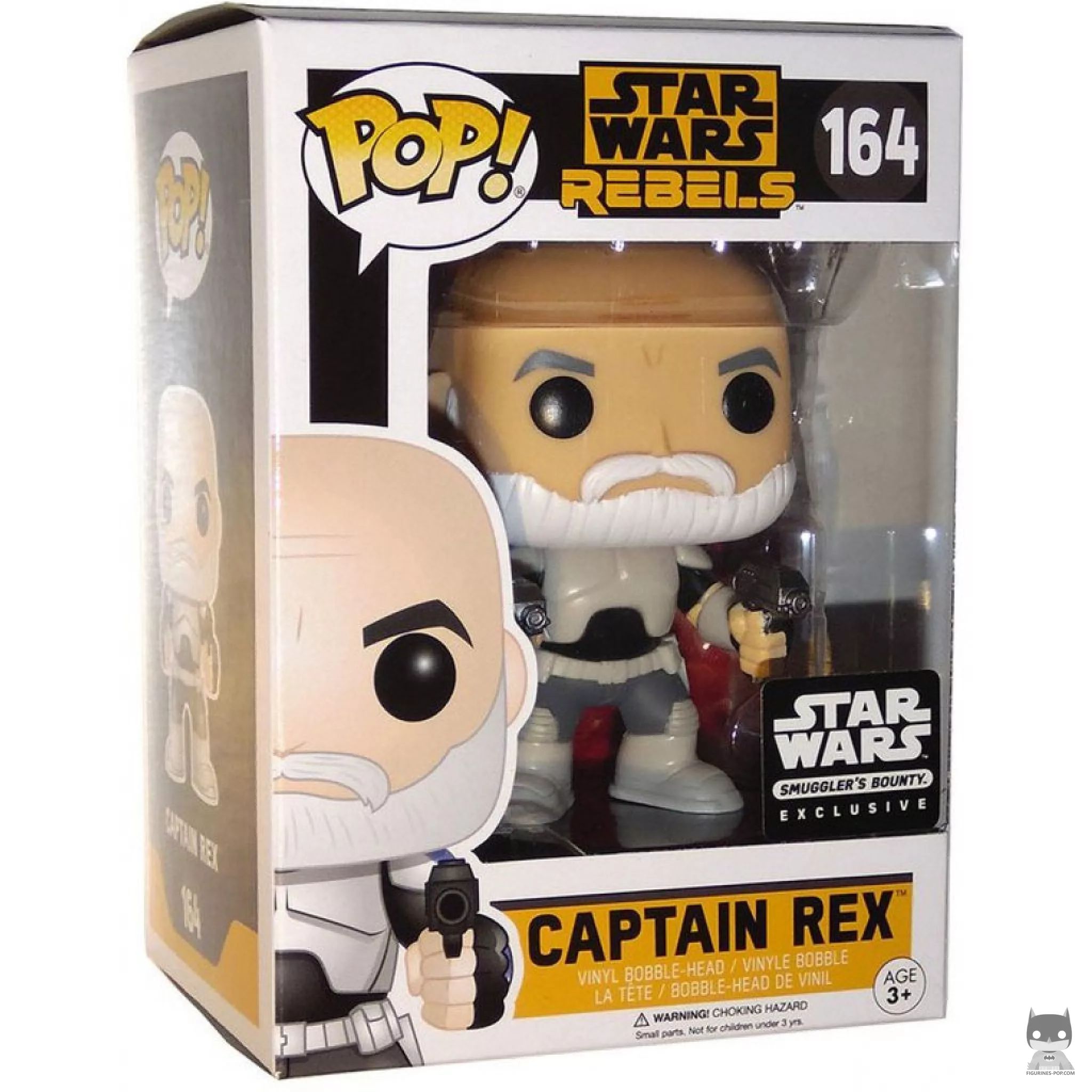 Figurine Funko POP Capitaine Rex avec boîte