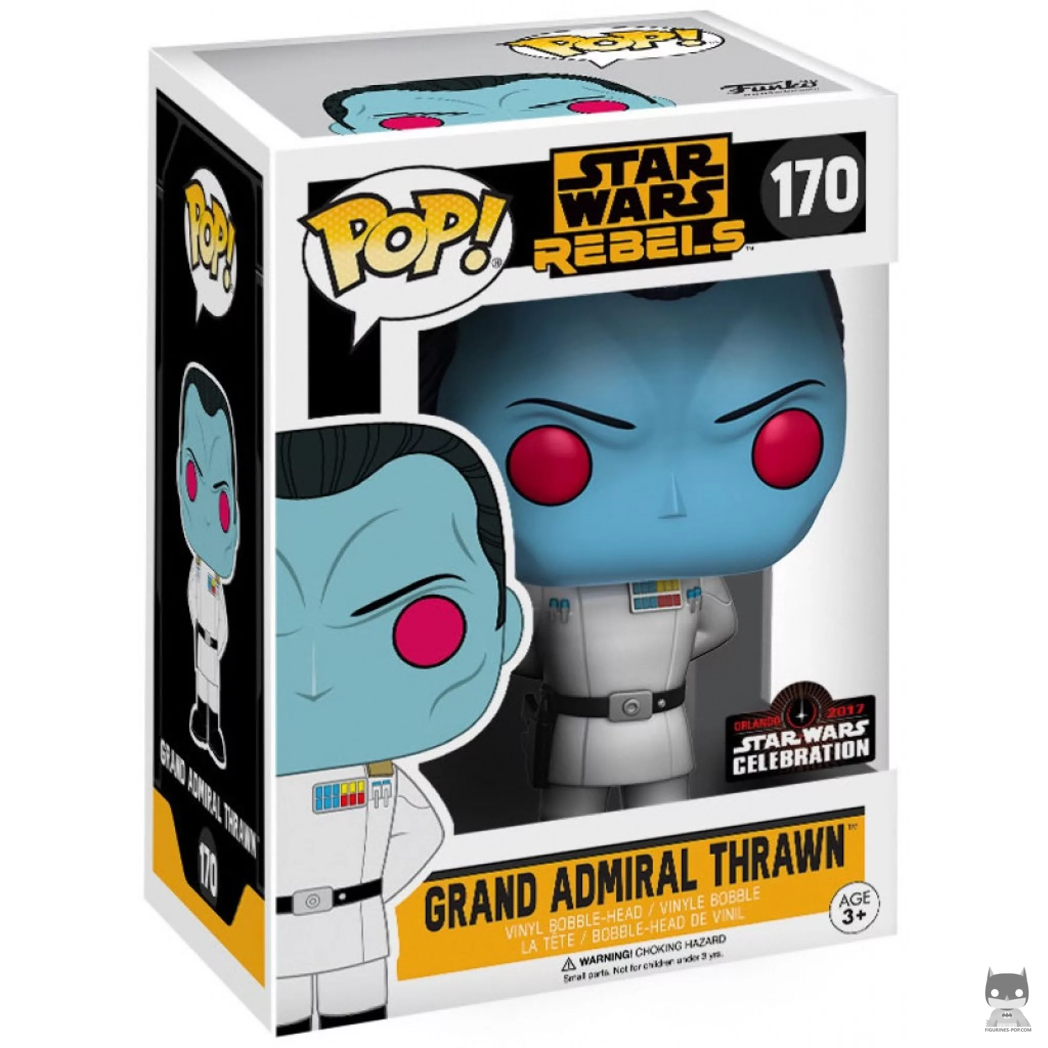 Figurine Funko POP Grand Amiral Thrawn avec boîte