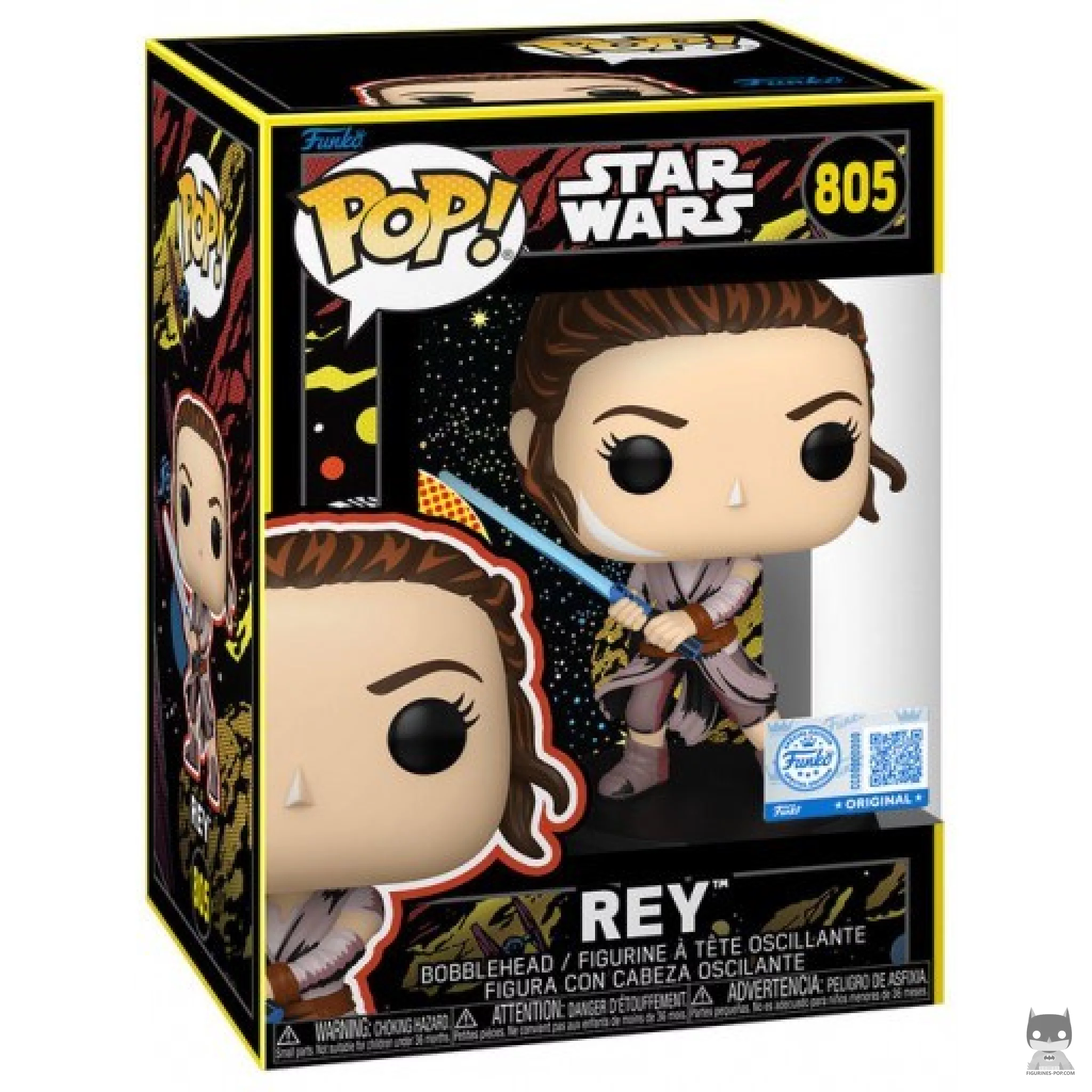 Figurine Funko POP Rey avec boîte