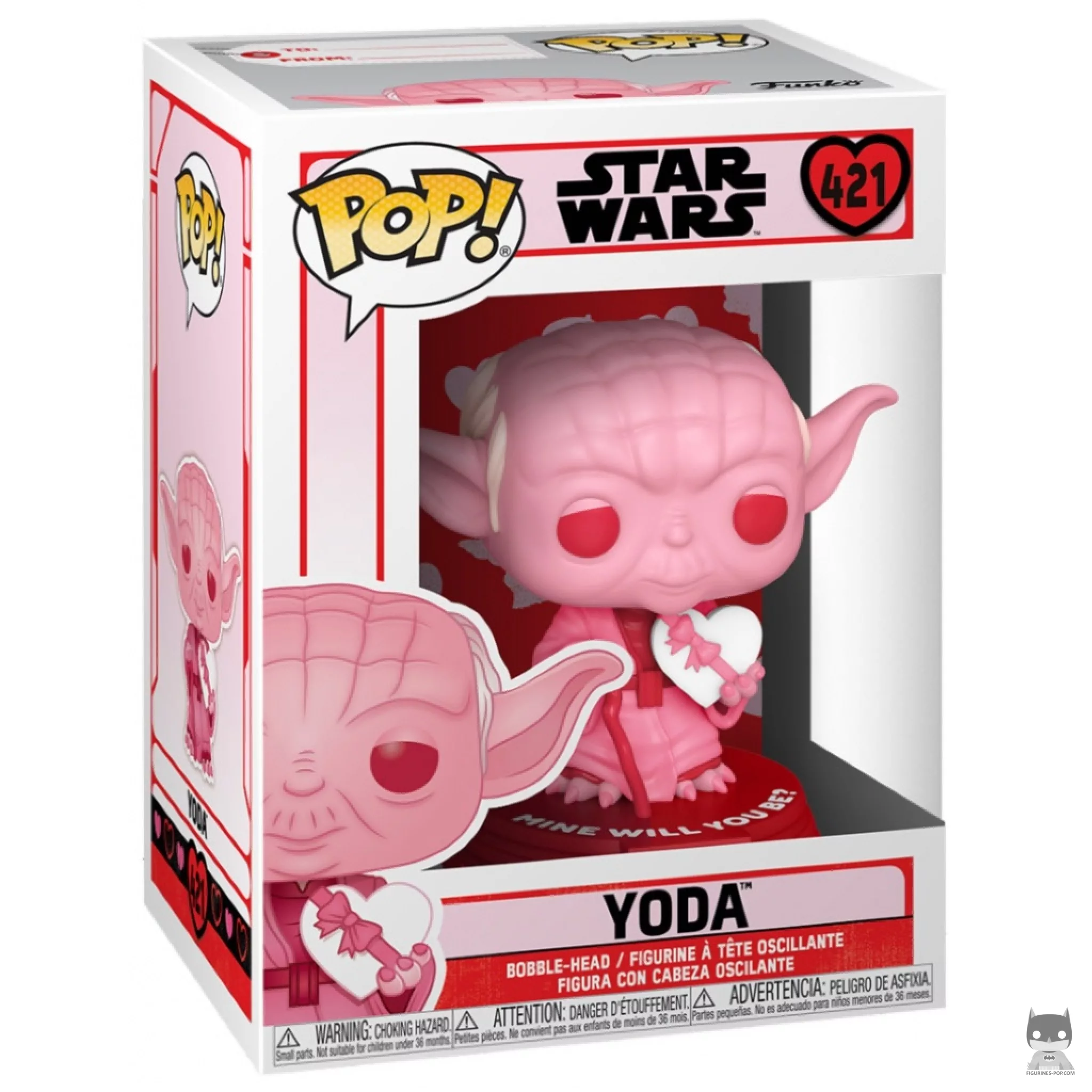 Figurine Funko POP Yoda (Rose) avec boîte
