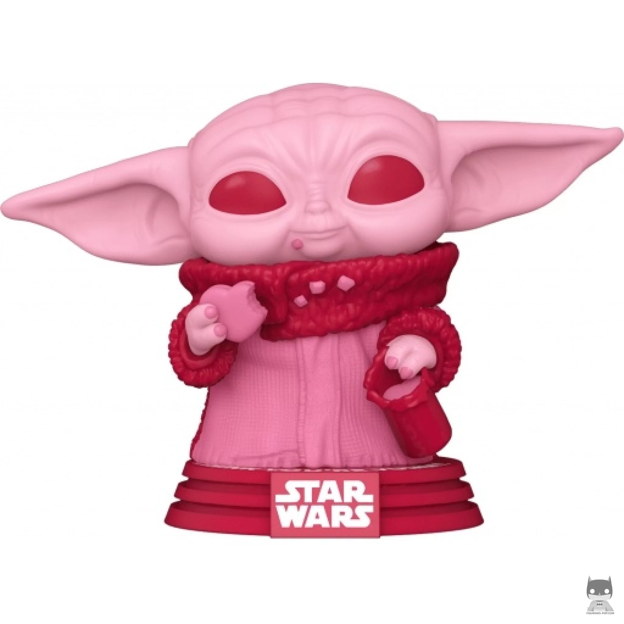 Figurine Funko POP Grogu avec Cookies (Rose) (Star Wars (Saint Valentin))