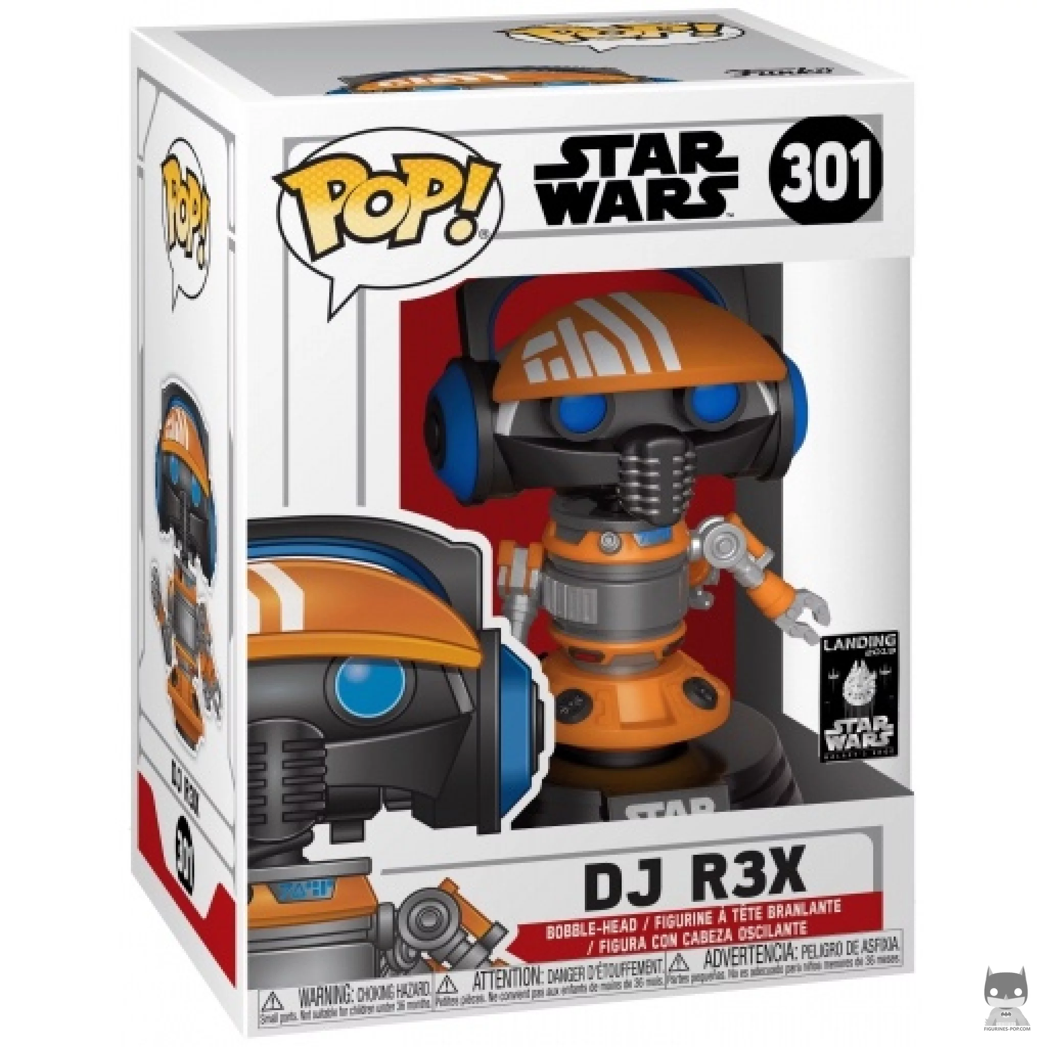 Figurine Funko POP DJ R3X avec boîte