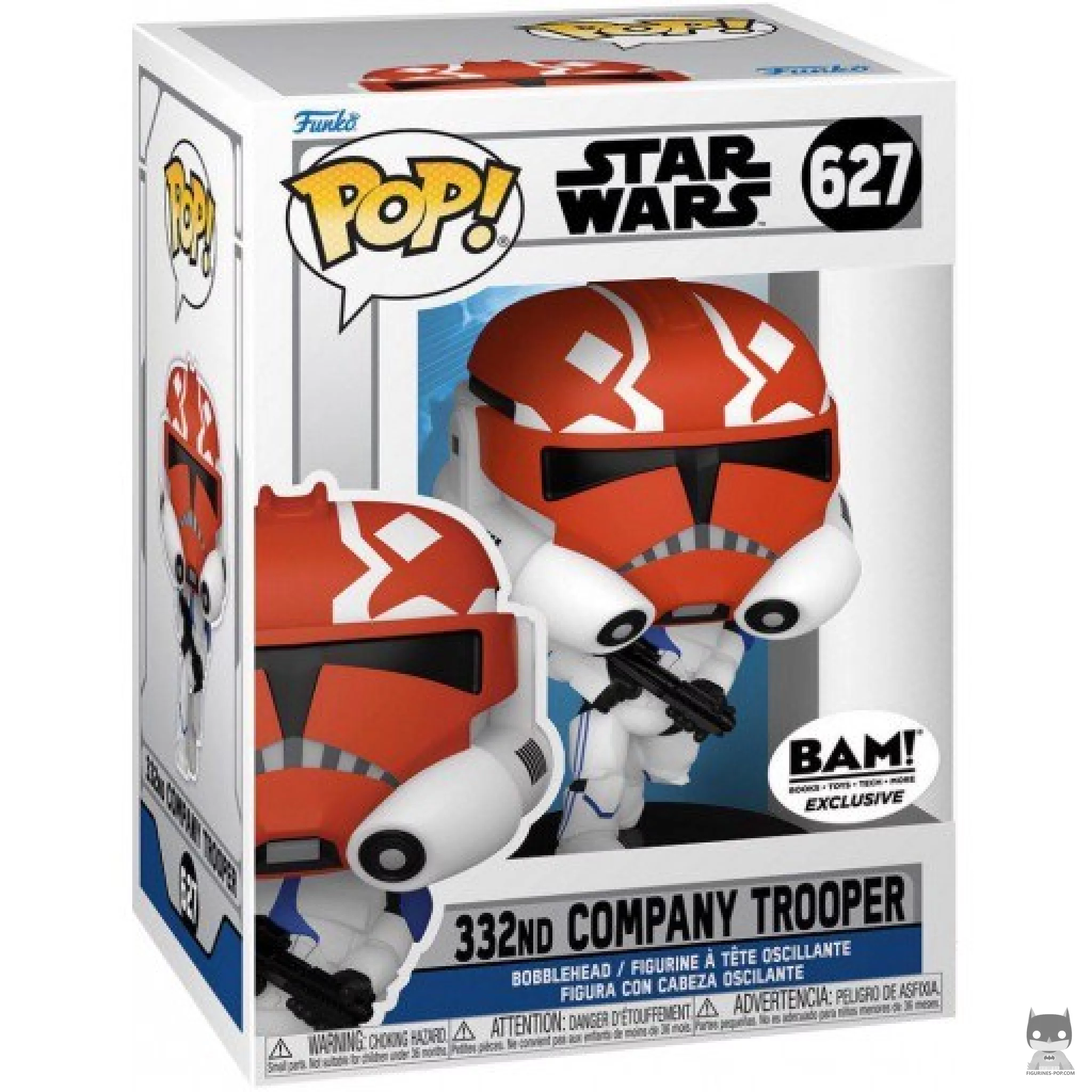Figurine Funko POP Trooper de la 332ème Compagnie avec boîte