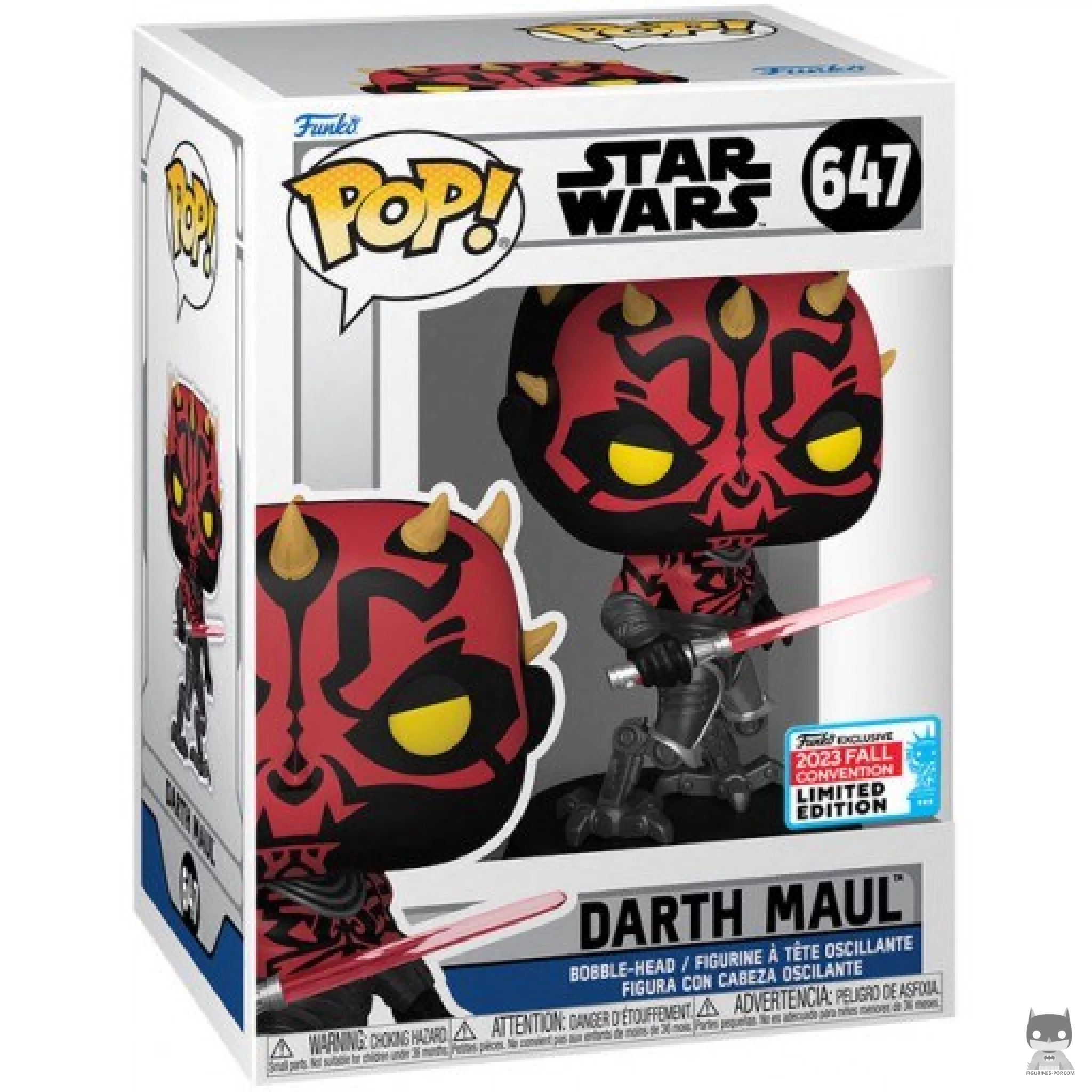 Figurine Funko POP Dark Maul avec des Jambes Cybernétiques avec boîte