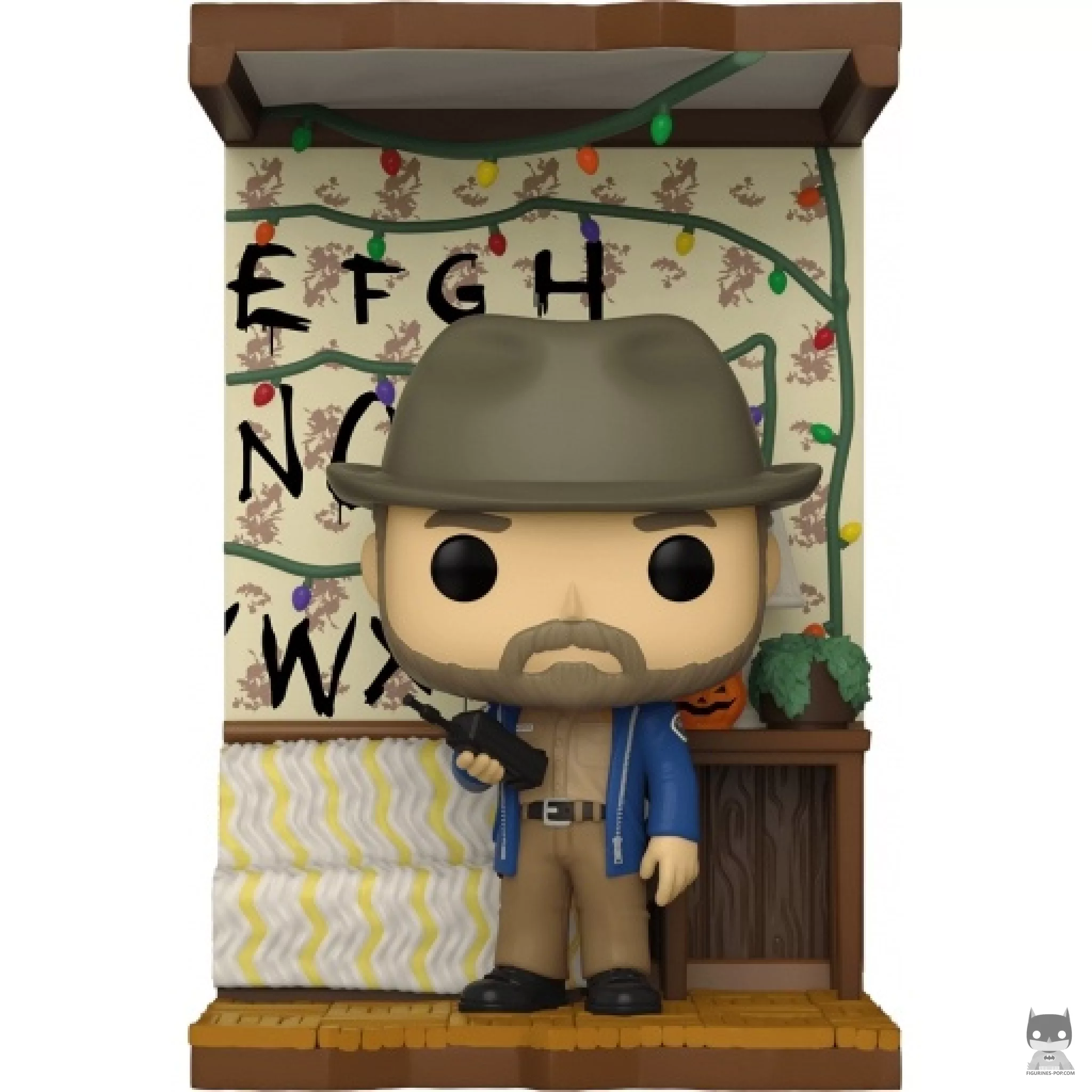 Figurine Funko POP Maison des Byers avec Hopper (Build a Scene) (Stranger Things)