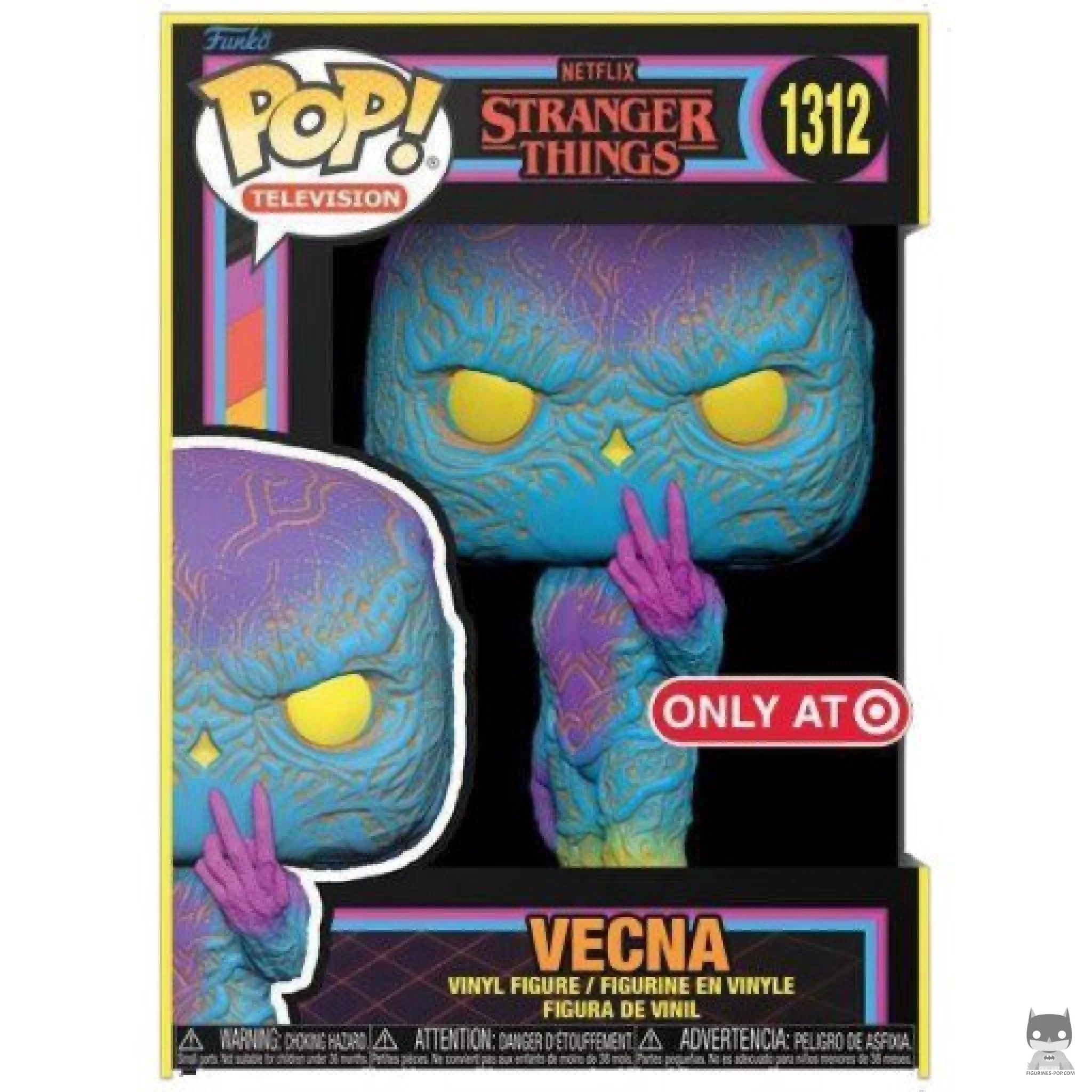 Figurine Funko POP Vecna (Blacklight) avec boîte