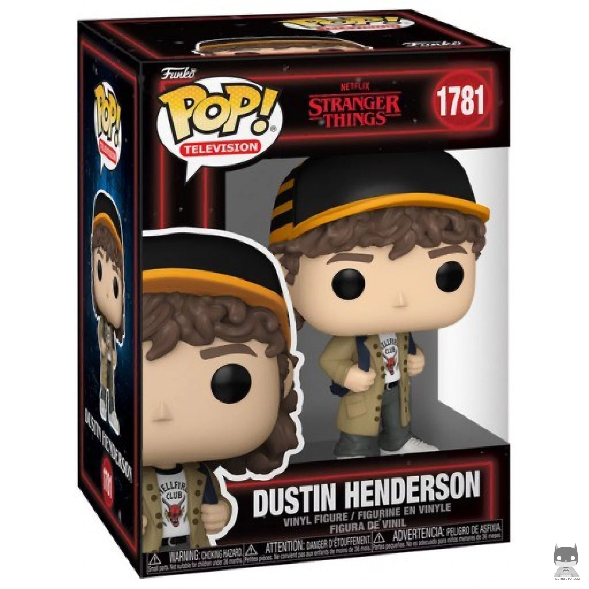 Figurine Funko POP Dustin Henderson avec boîte