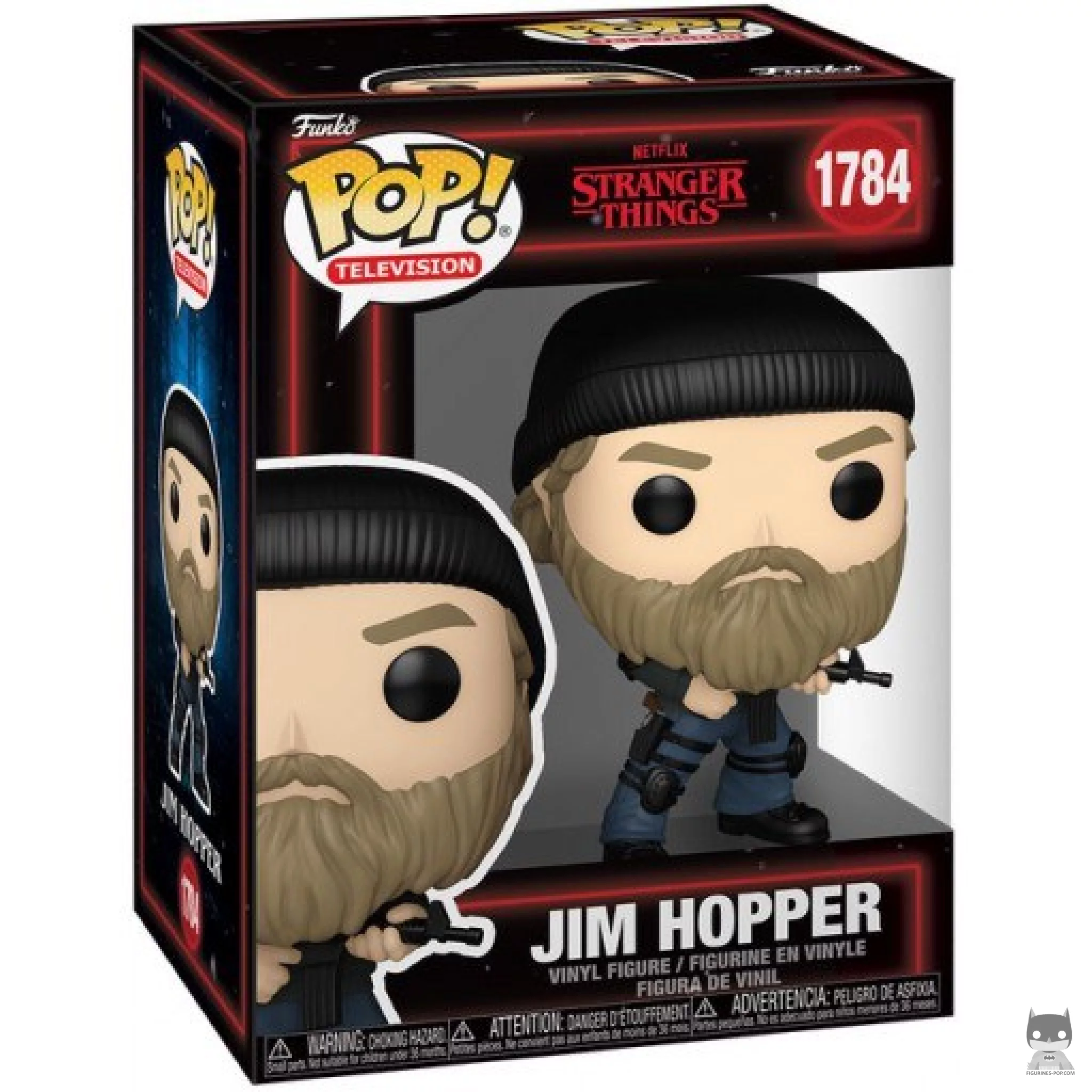 Figurine Funko POP Jim Hopper avec boîte