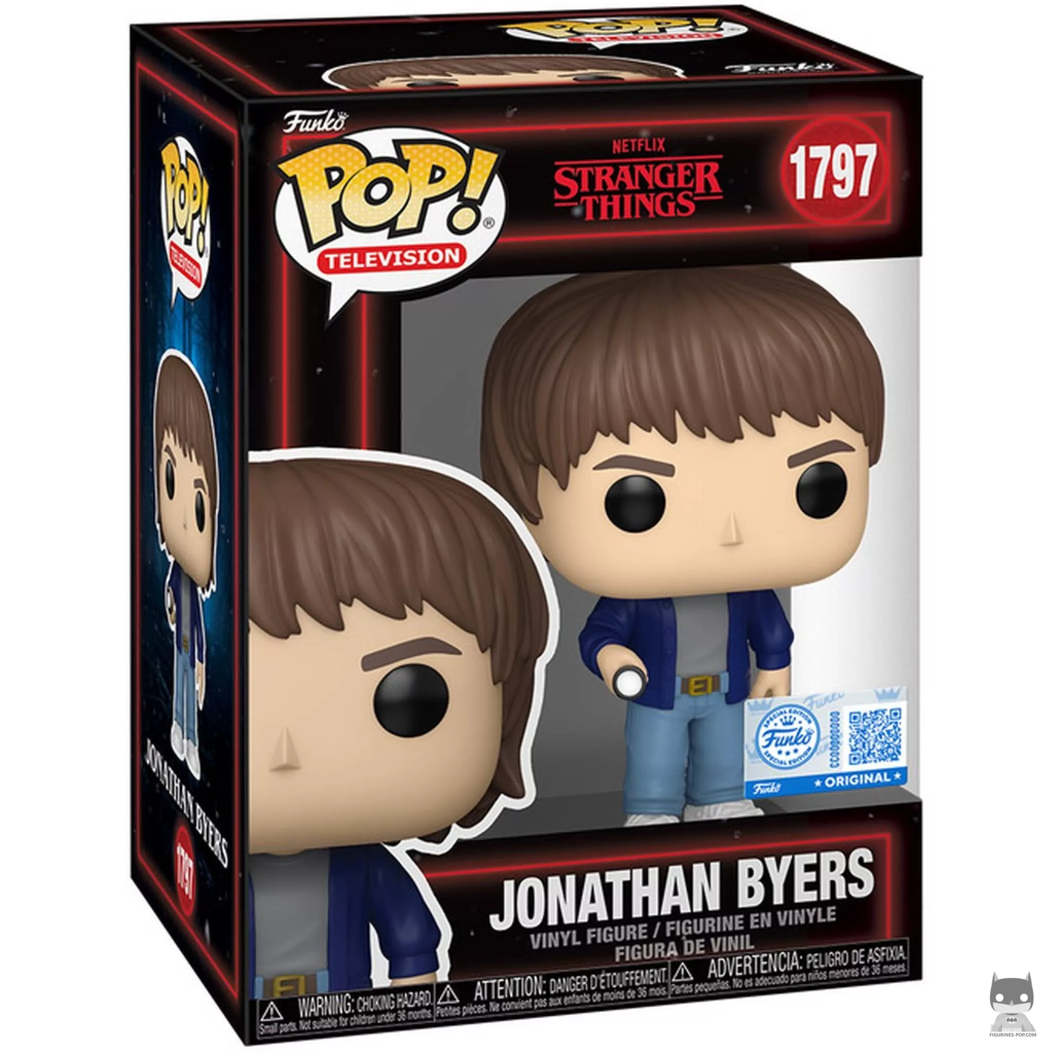 Figurine Funko POP Jonathan Byers avec boîte