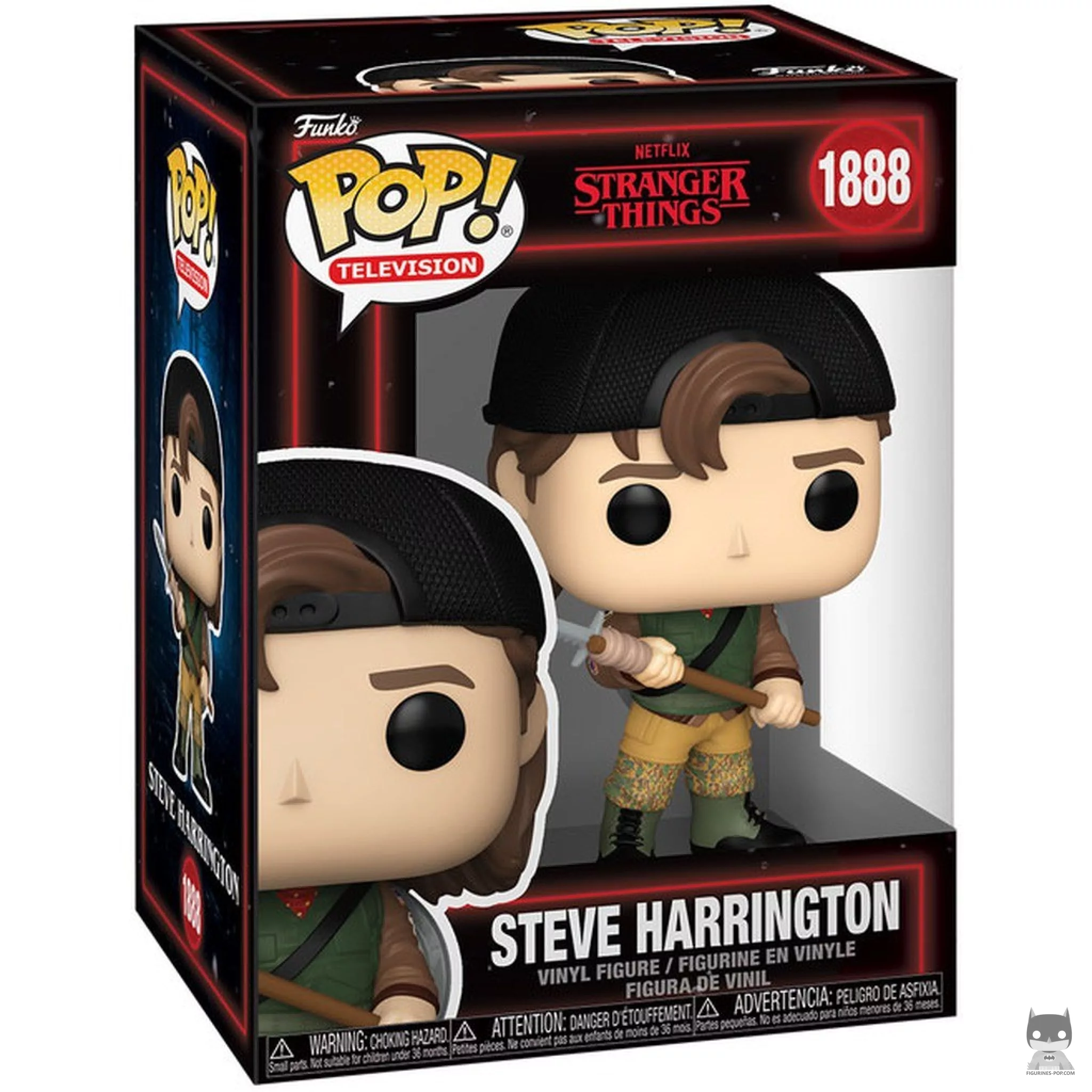 Figurine Funko POP Steve Harrington avec Lance avec boîte