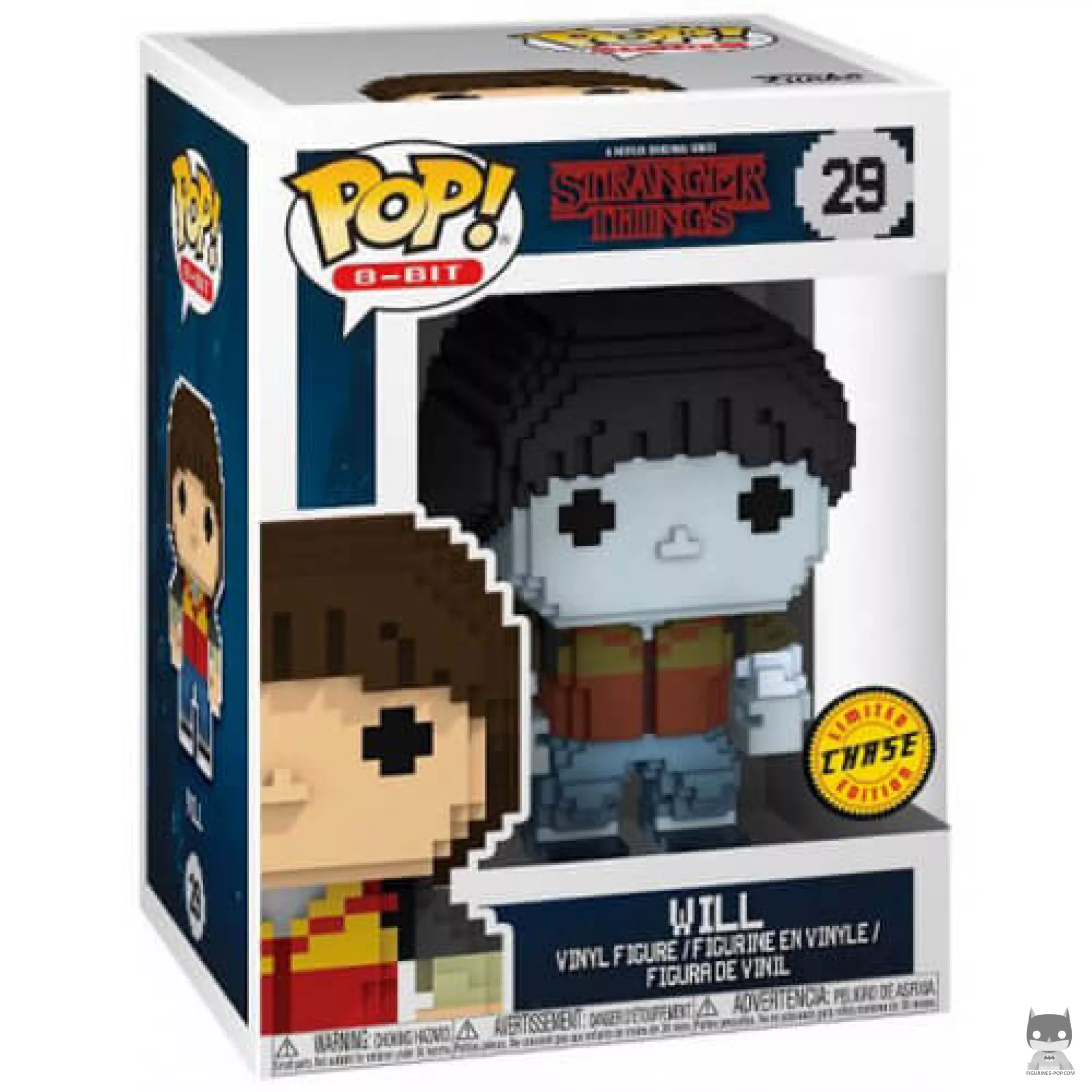Figurine Funko POP Will à l'envers (8-bit Chase) avec boîte