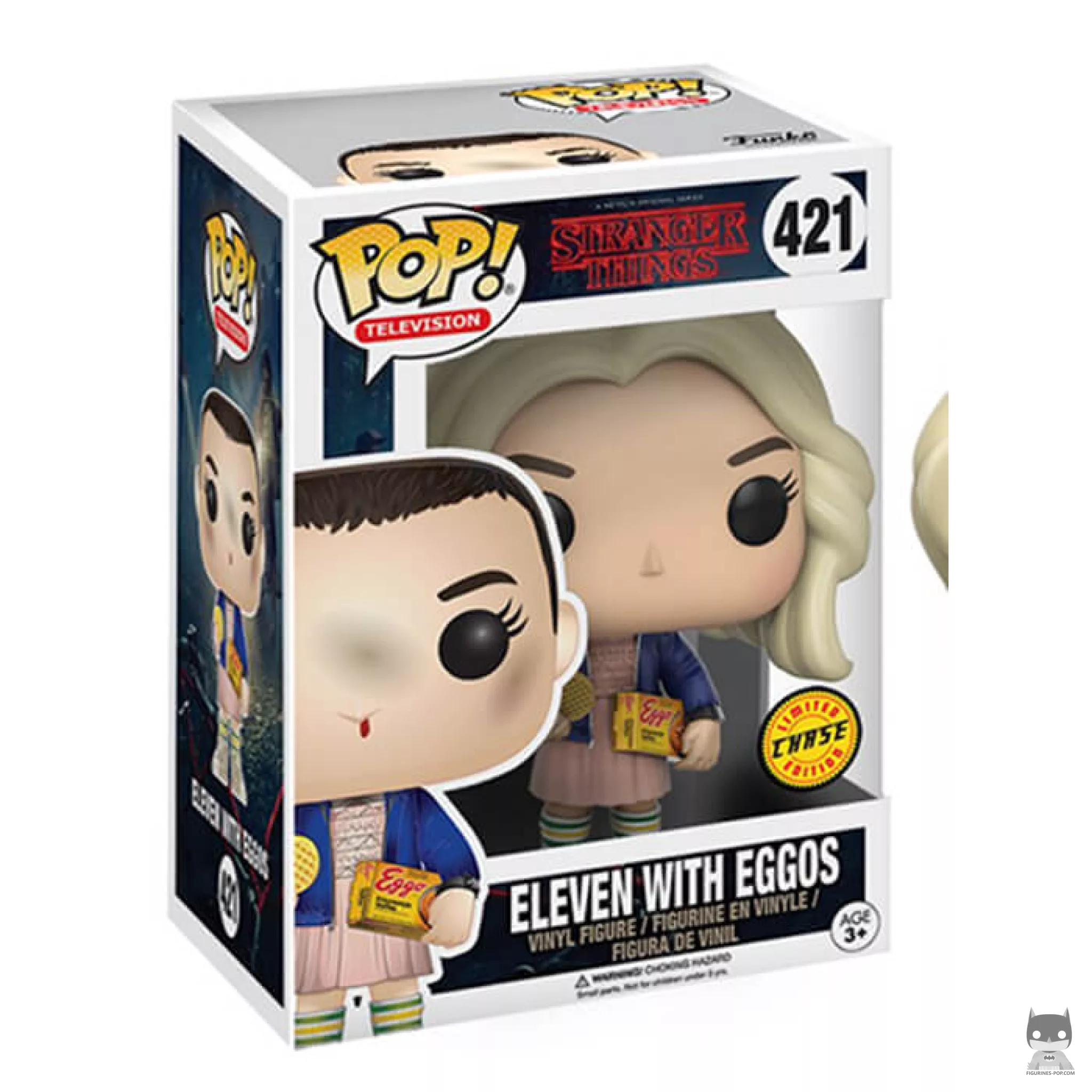 Figurine Funko POP Onze avec des Eggos (Chase) avec boîte