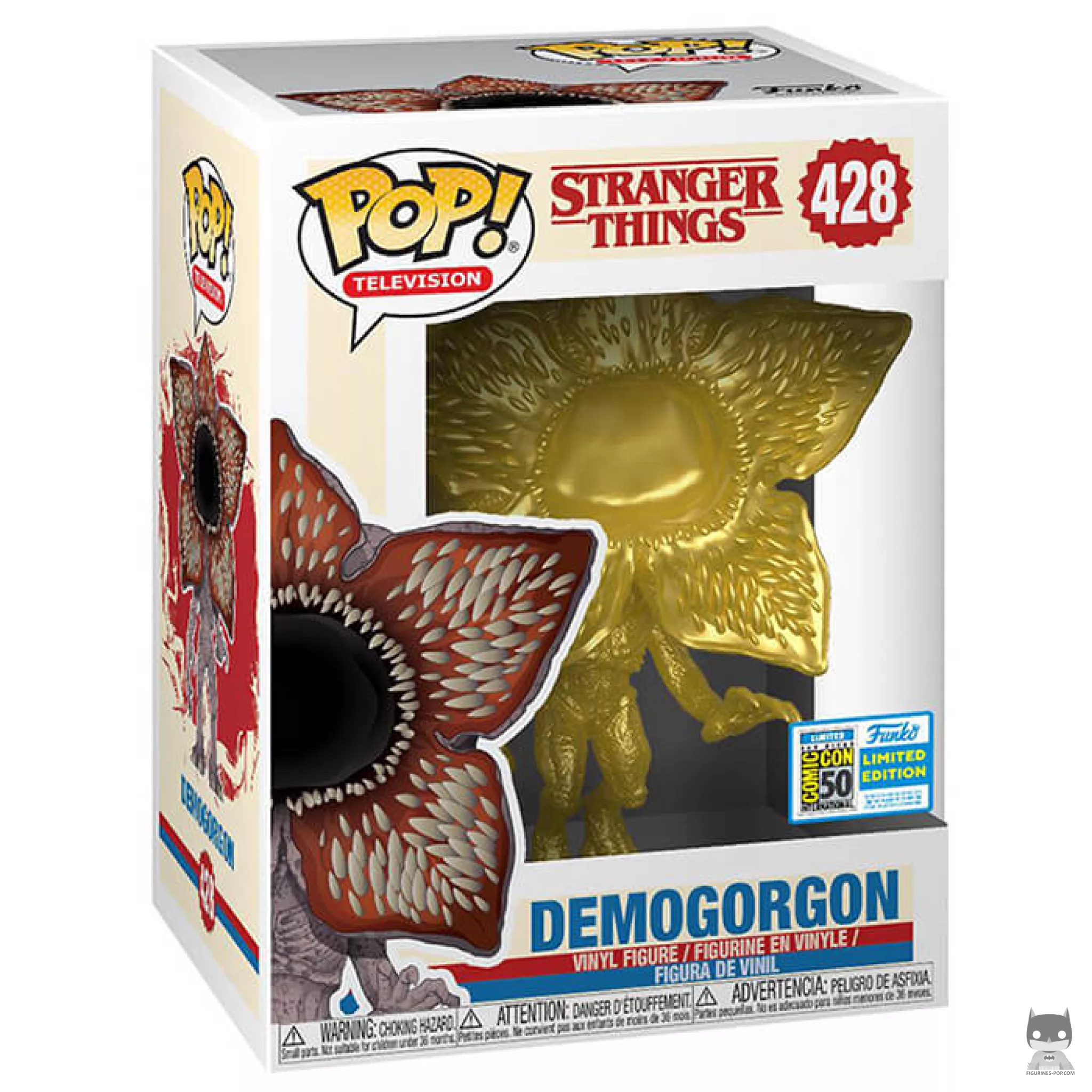 Figurine Funko POP Demogorgon (Doré) avec boîte