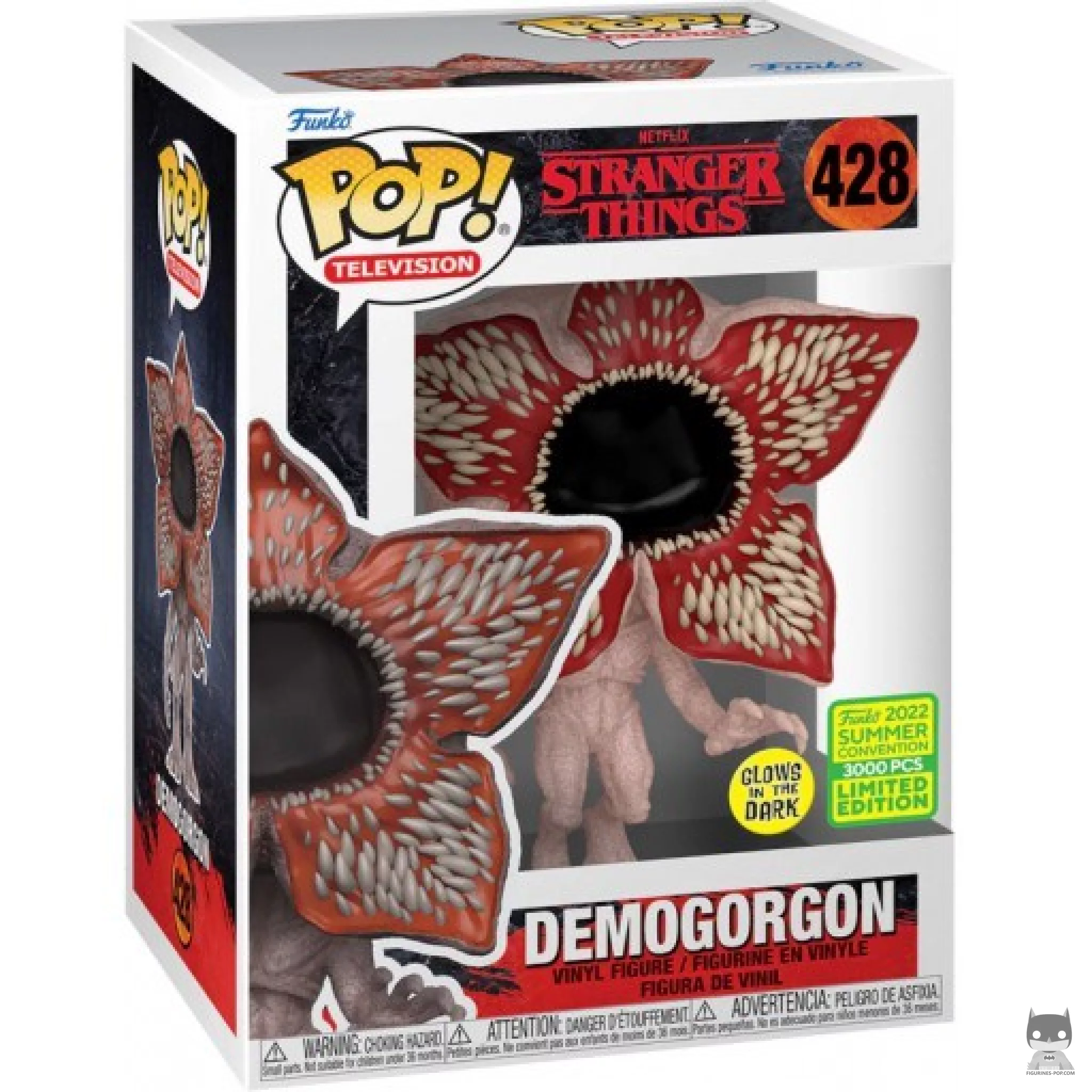 Figurine Funko POP Demogorgon (Glow in the Dark) avec boîte