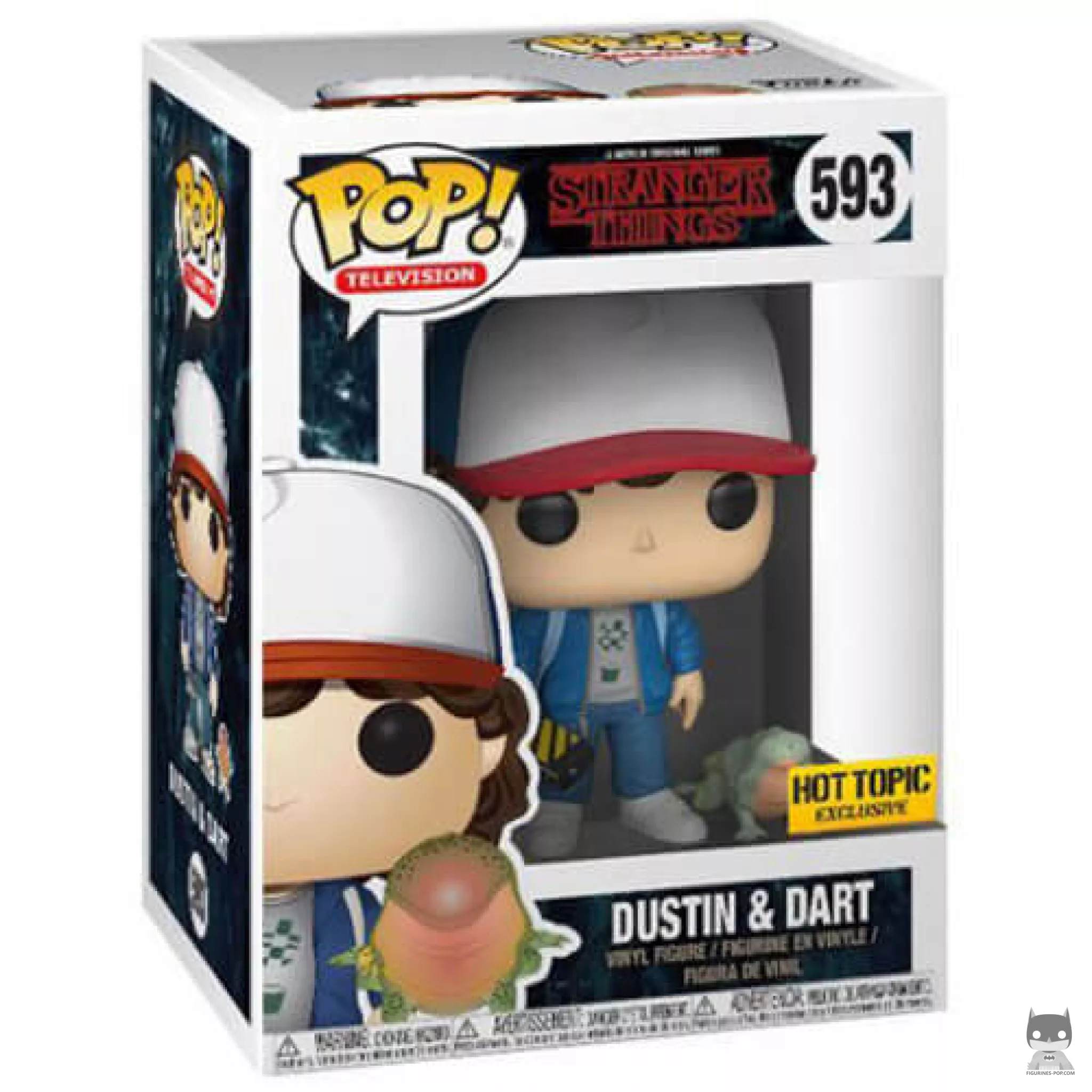 Figurine Funko POP Dustin et Dart avec boîte