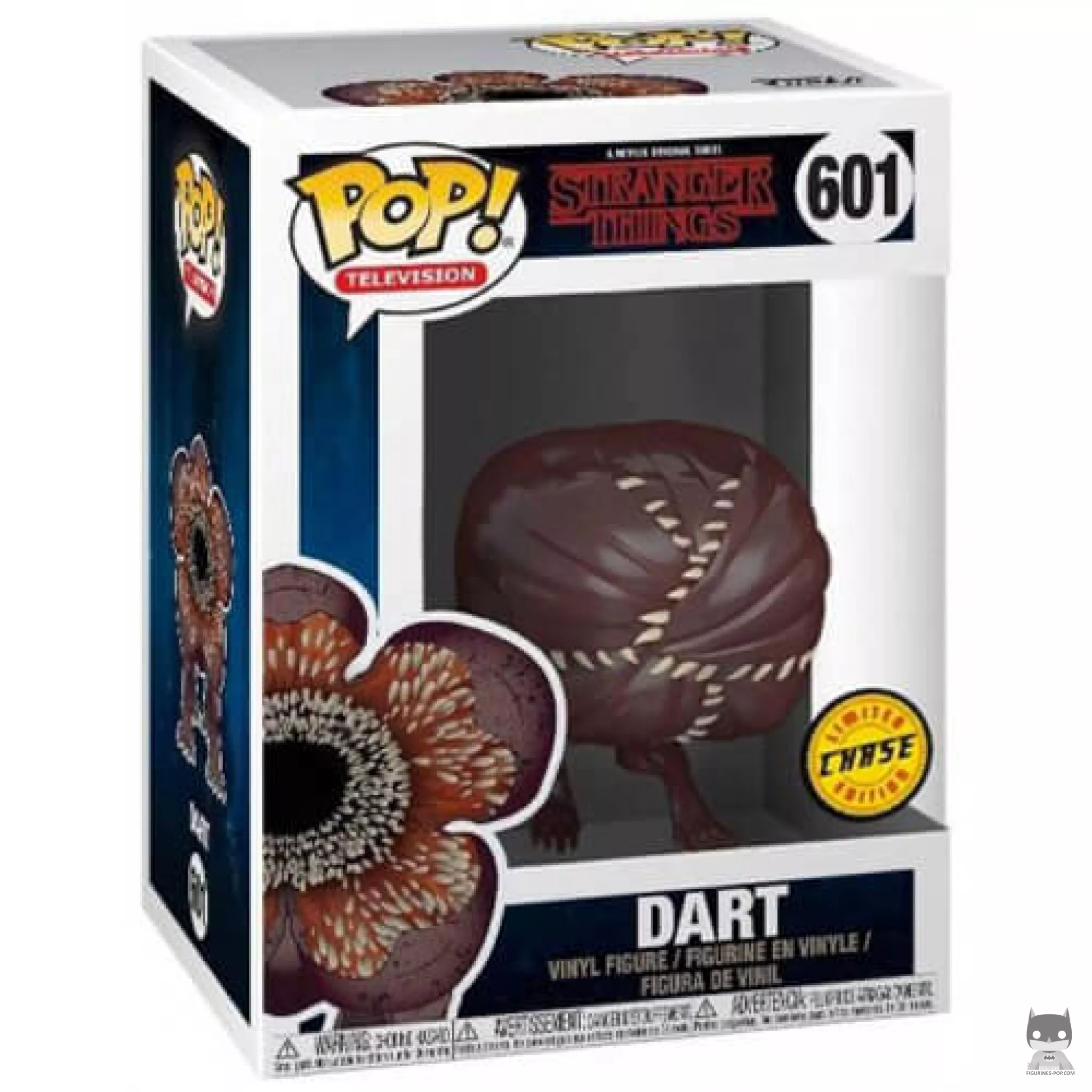 Figurine Funko POP Dart bouche fermée (Chase) avec boîte