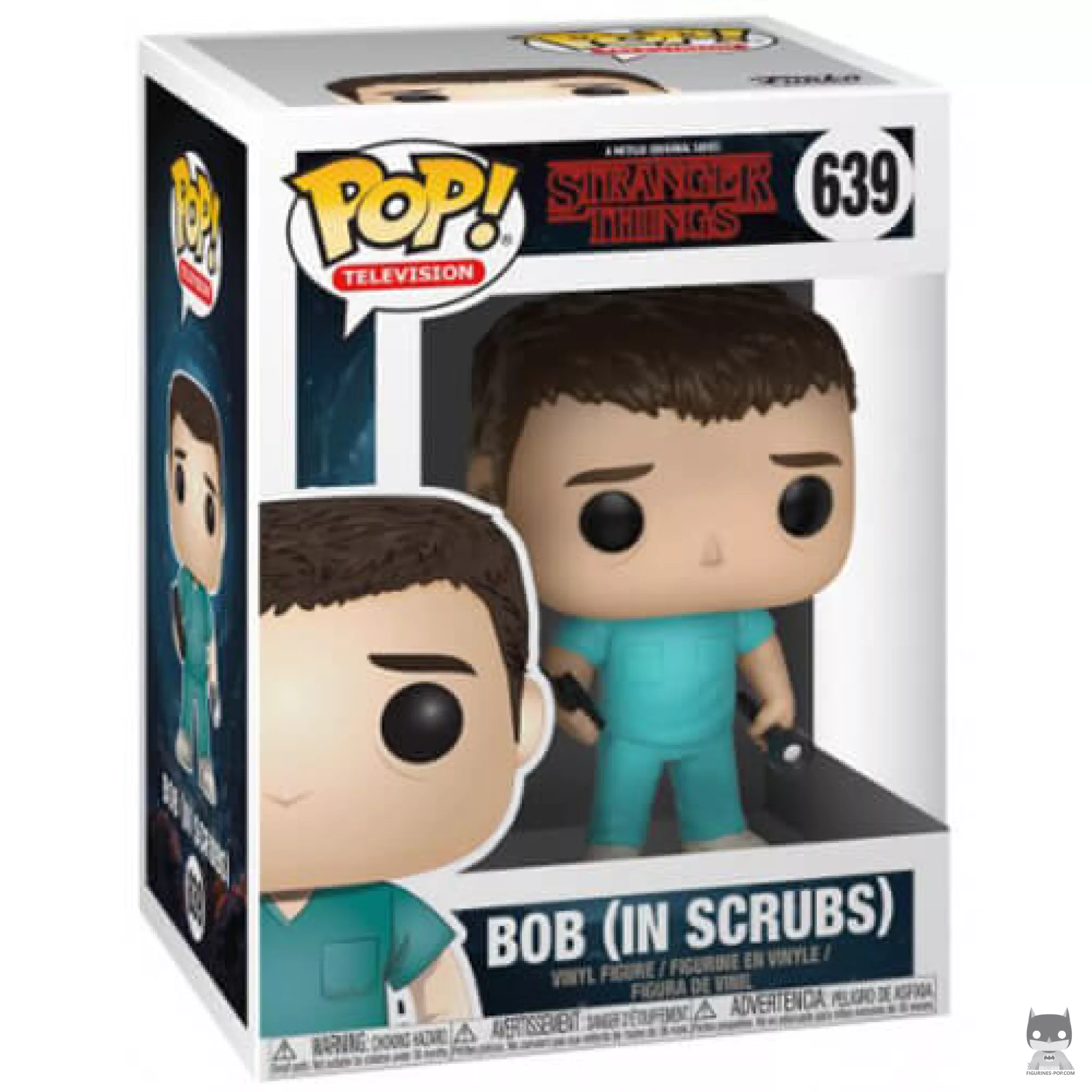 Figurine Funko POP Bob en tenue médicale avec boîte