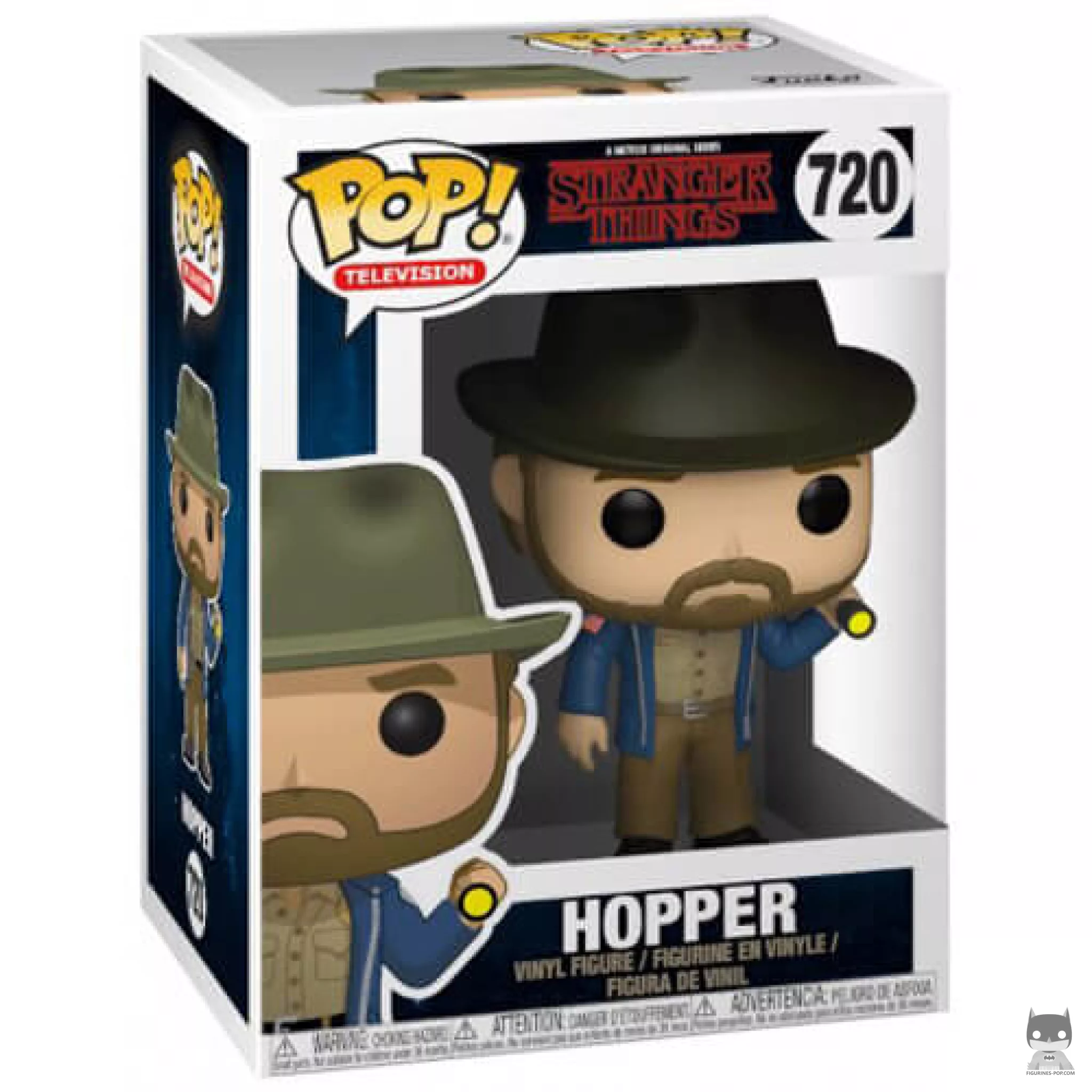 Figurine Funko POP Hopper avec sa lampe torche avec boîte