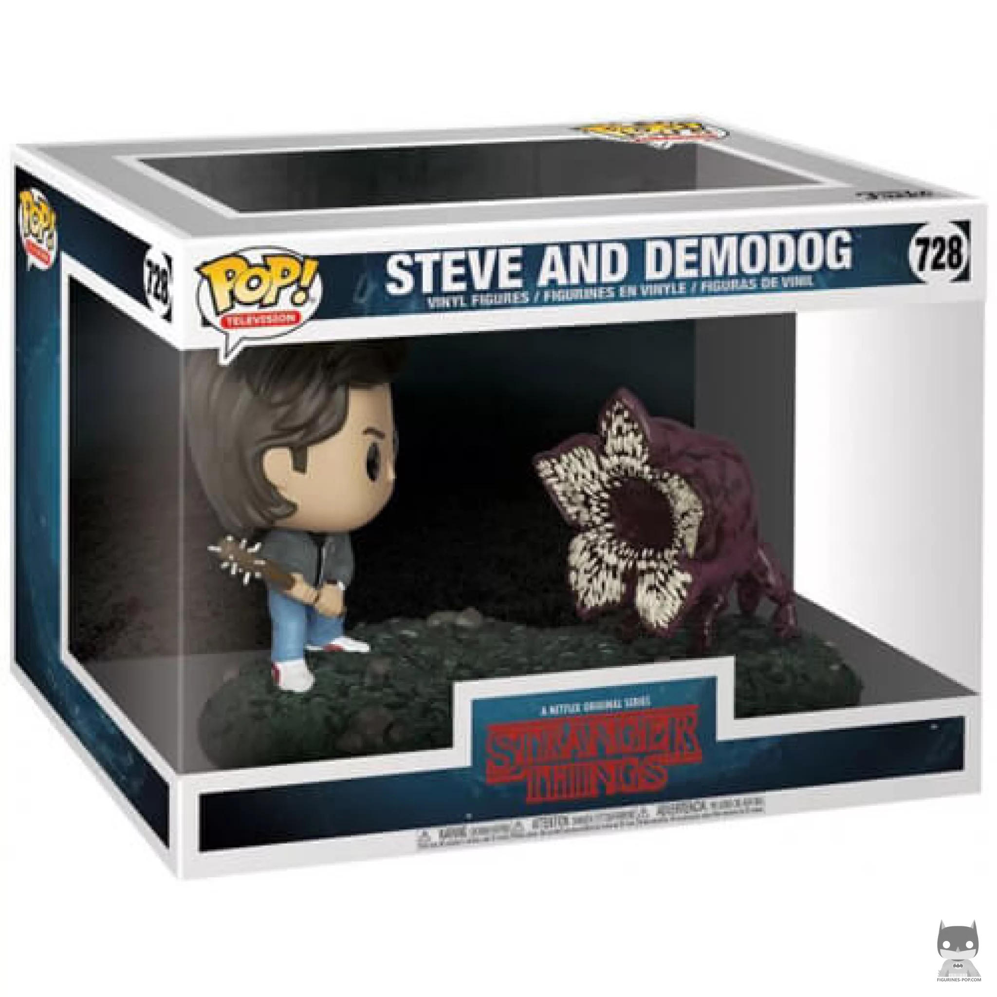Figurine Funko POP Steve contre le Démo chien avec boîte