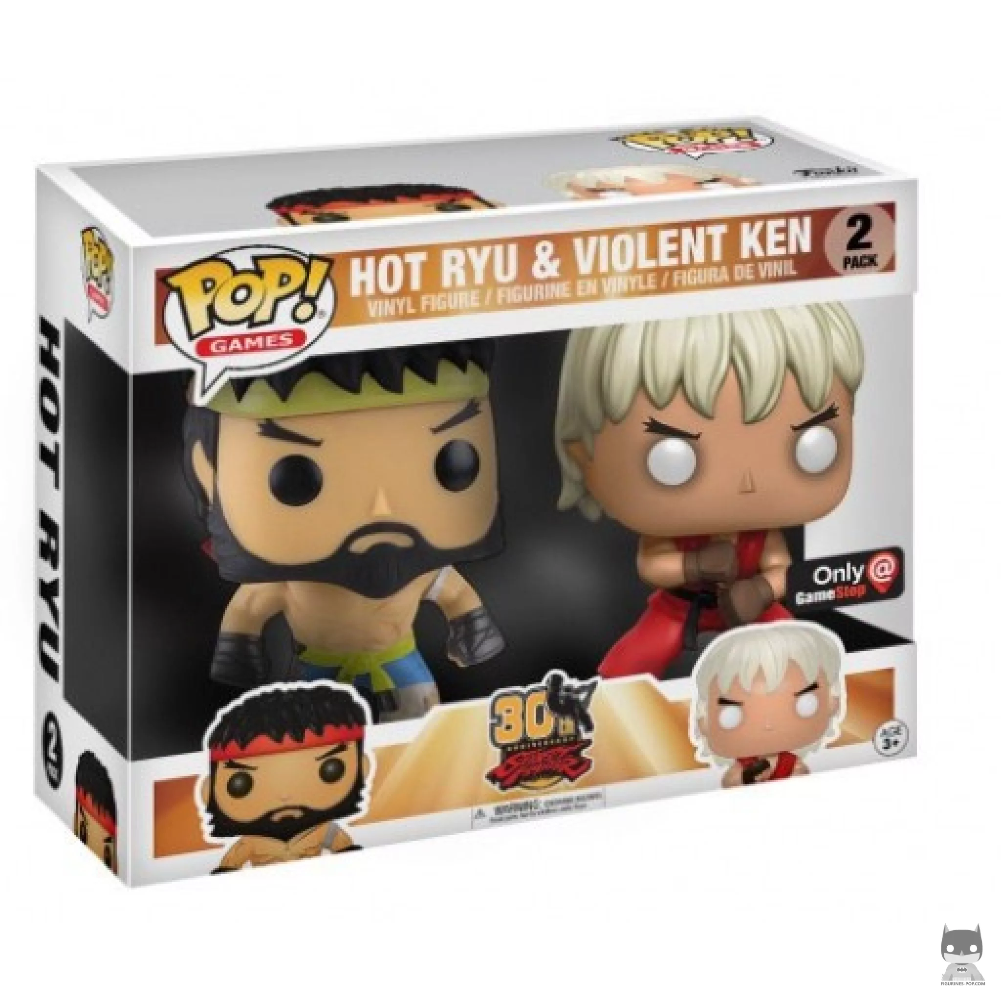 Figurine Funko POP Hot Ryu & Violent Ken avec boîte