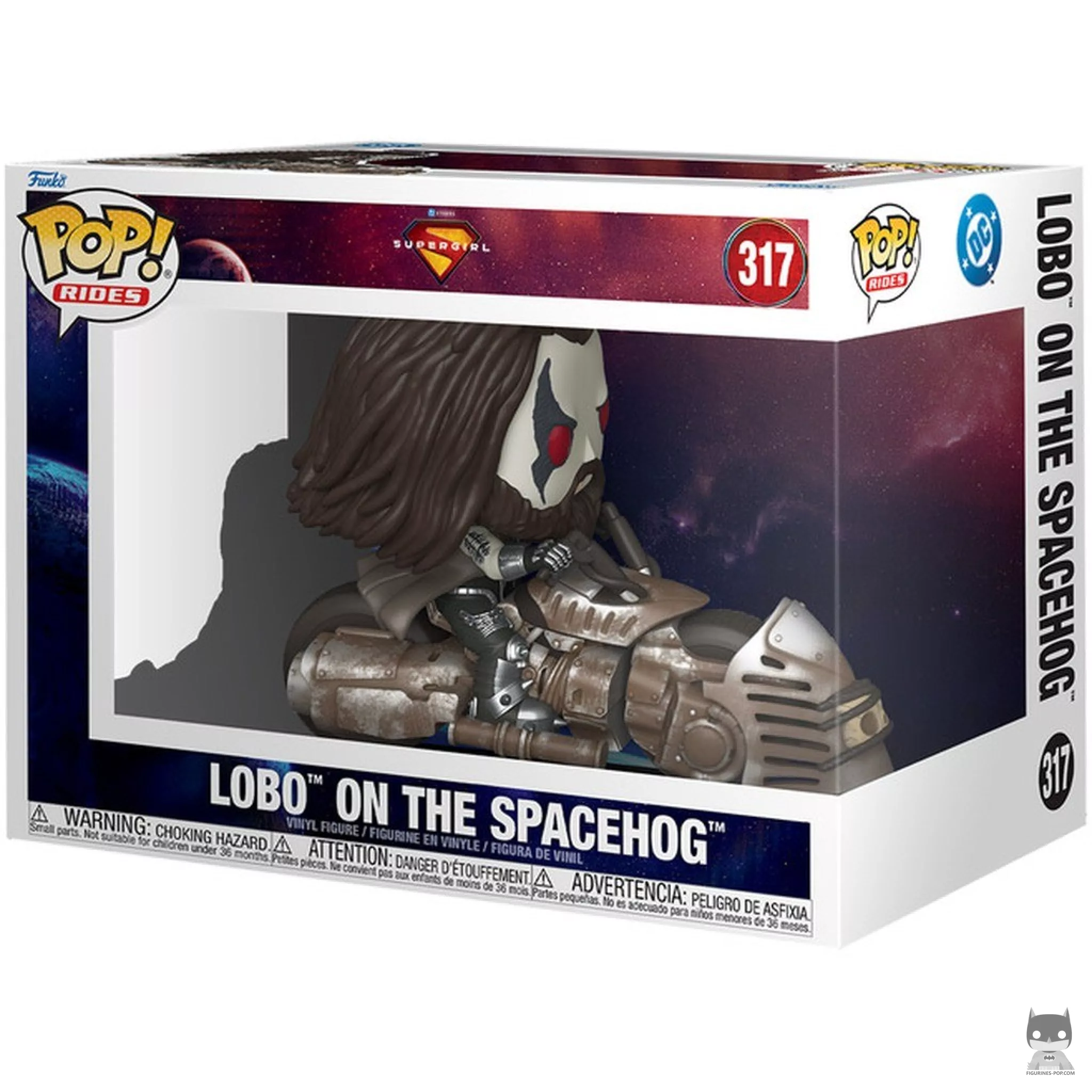 Figurine Funko POP Lobo sur le Spacehog avec boîte