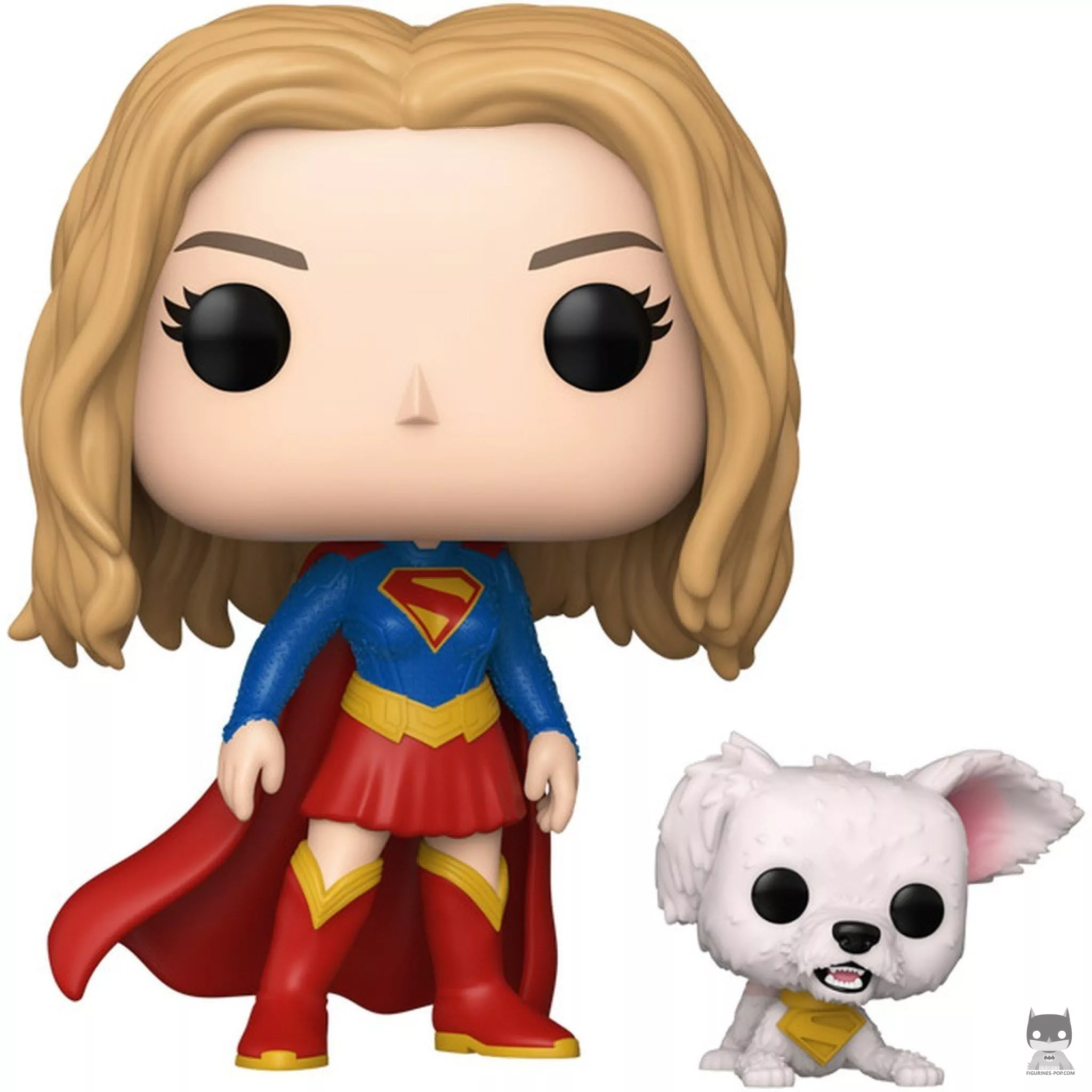 Figurine Funko POP Supergirl avec le chiot Krypto (Supergirl)
