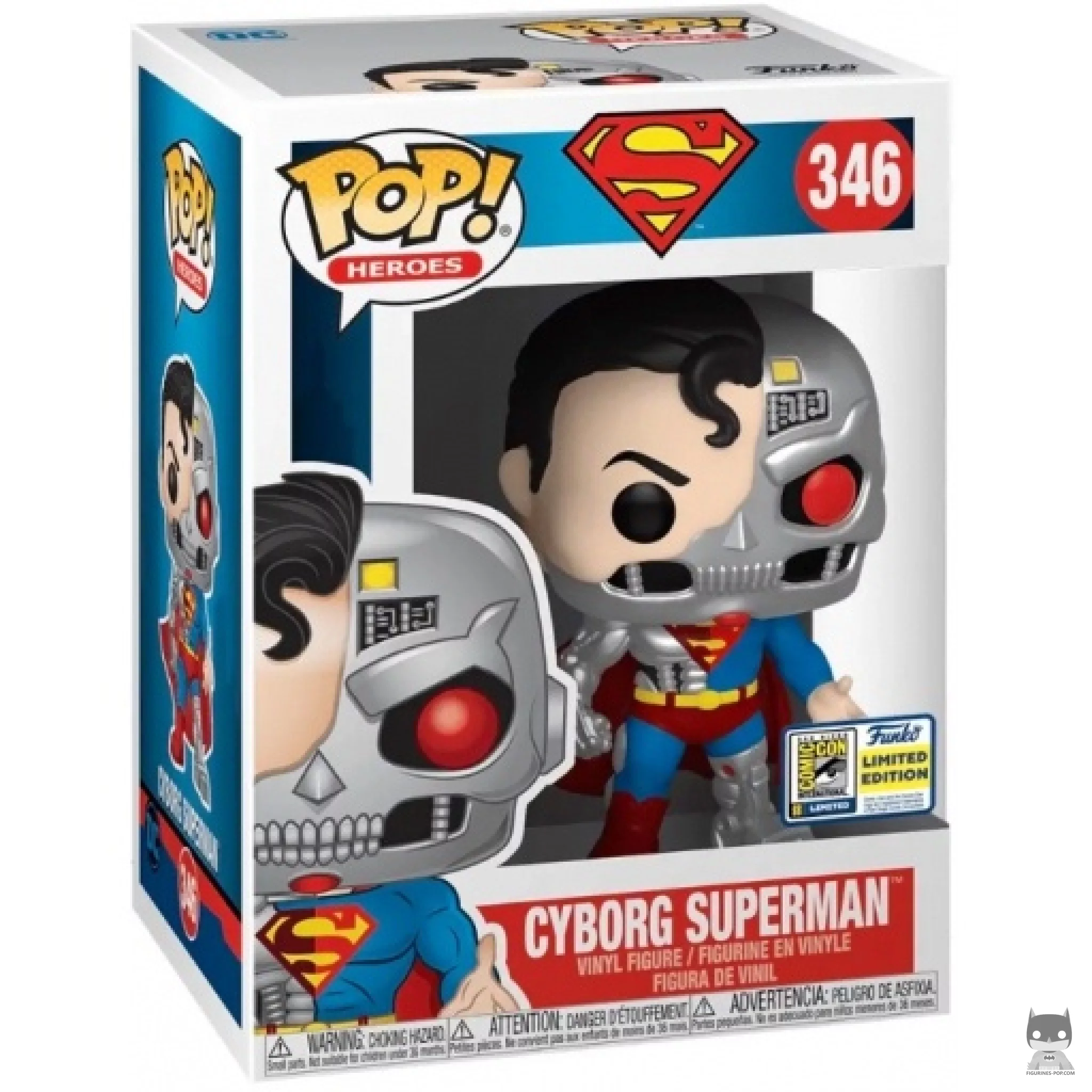 Figurine Funko POP Cyborg Superman avec boîte