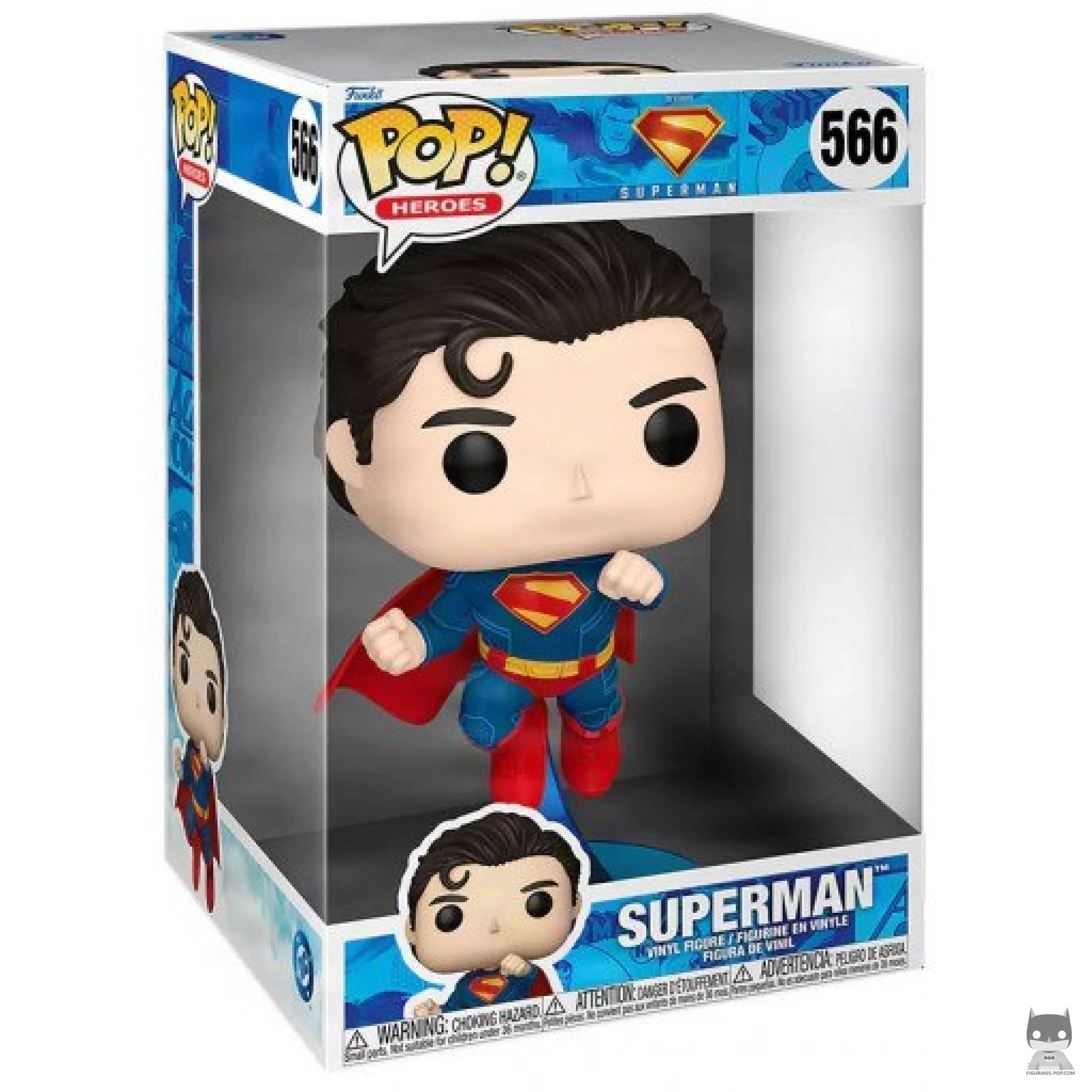 Figurine Funko POP Superman (SuperSized) avec boîte