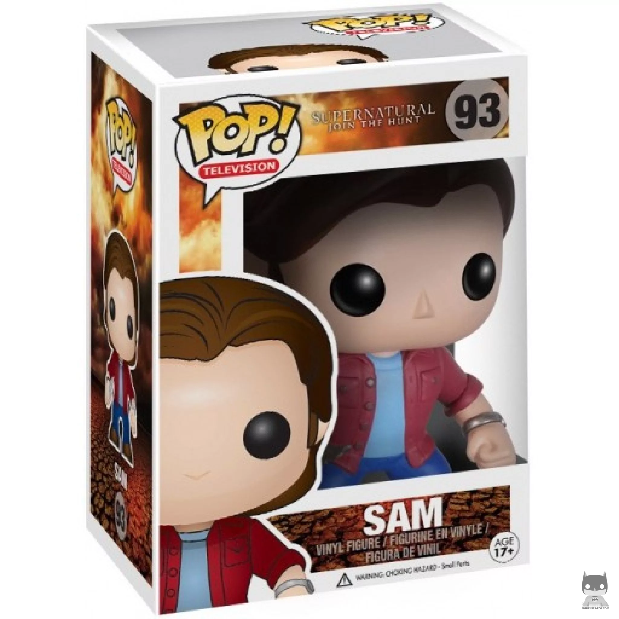 Figurine Funko POP Sam Winchester avec boîte