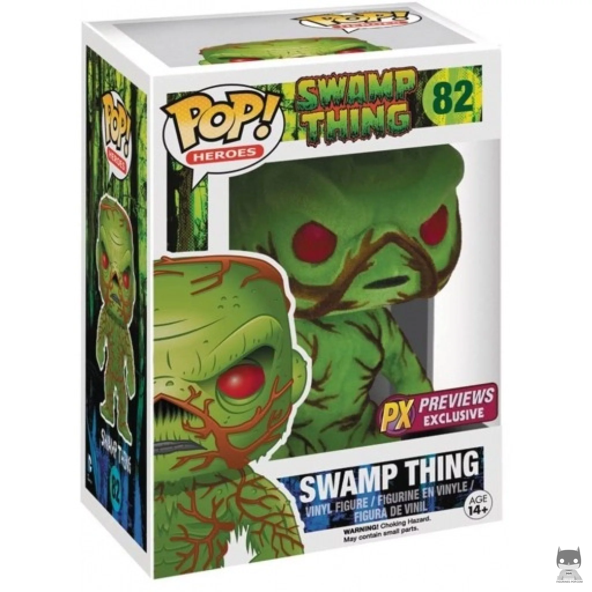 Figurine Funko POP Swamp Thing (Flocked & Scented) avec boîte