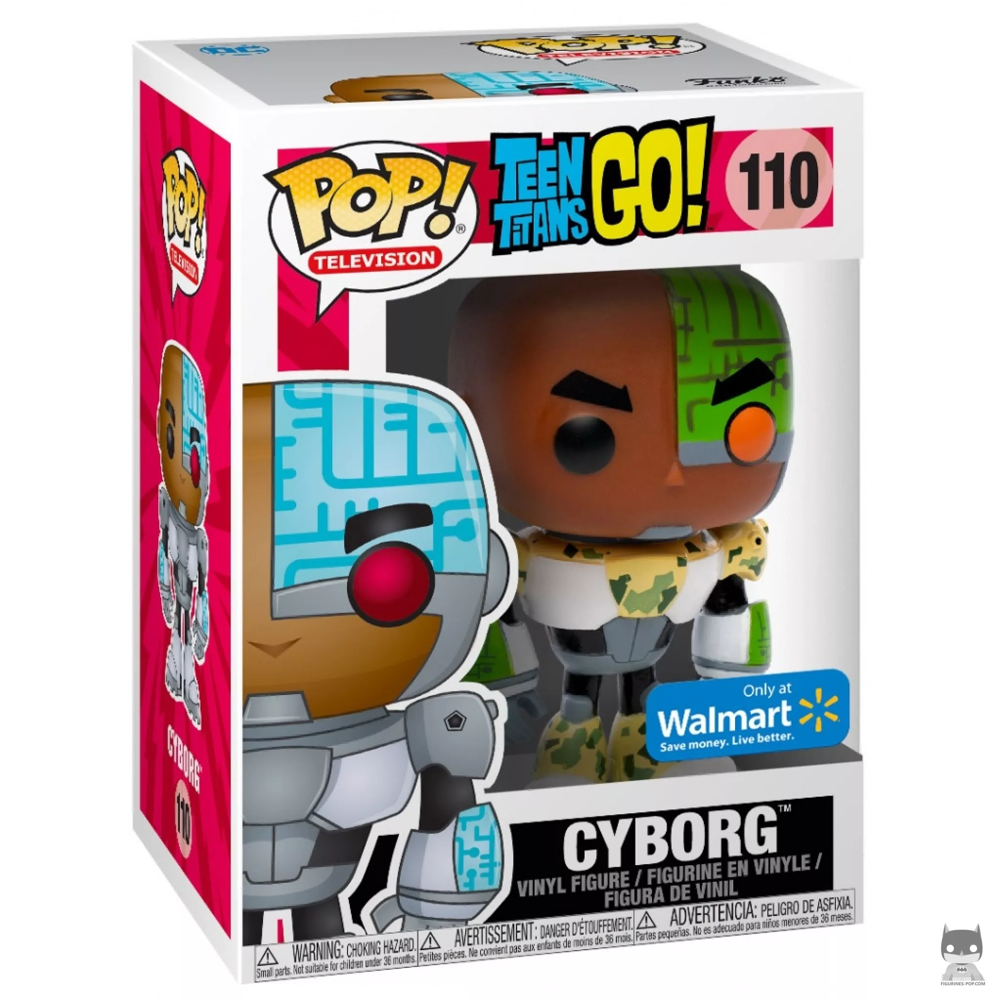 Figurine Funko POP Cyborg (Camo) avec boîte