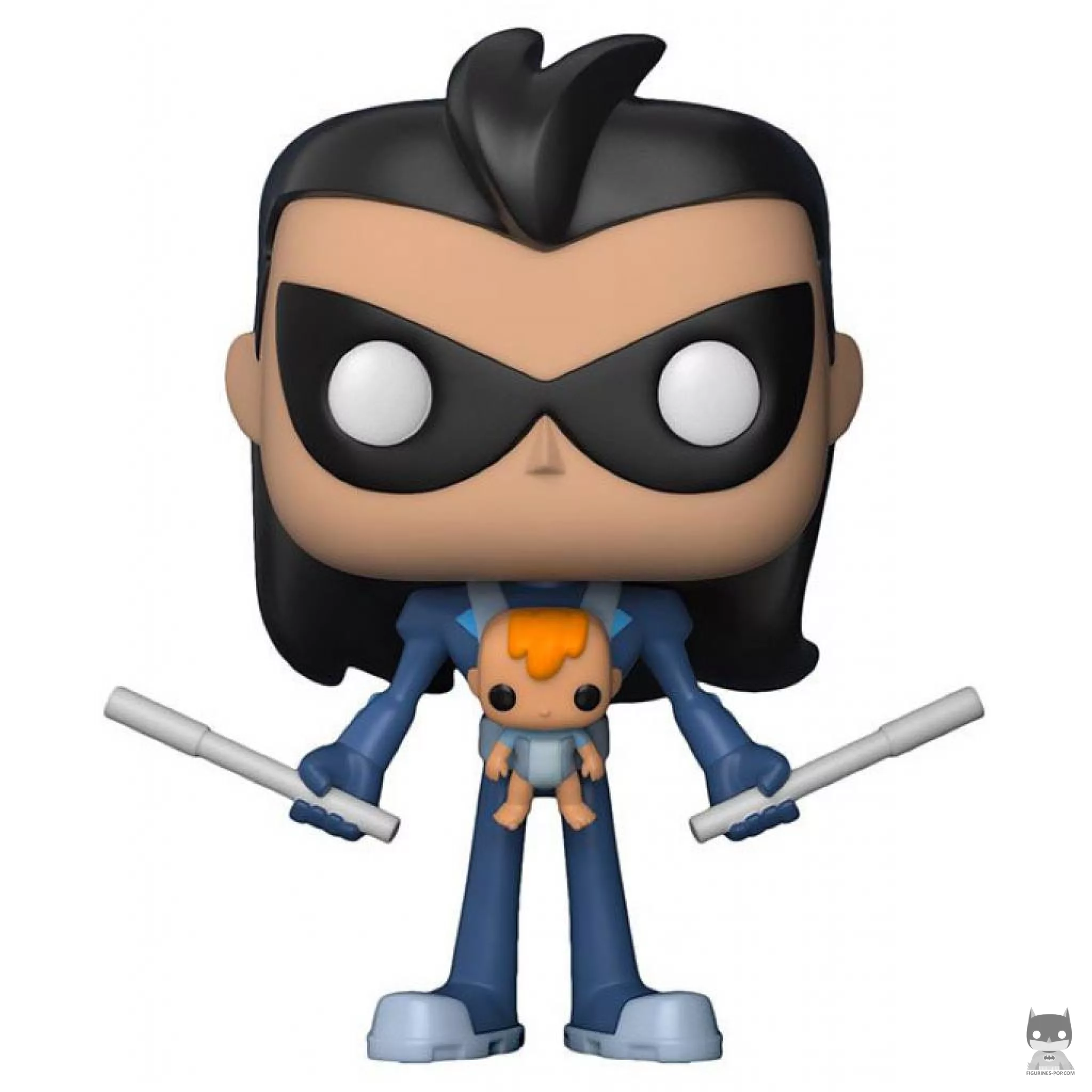 Figurine Funko POP Robin avec Bébé (Teen Titans Go!)