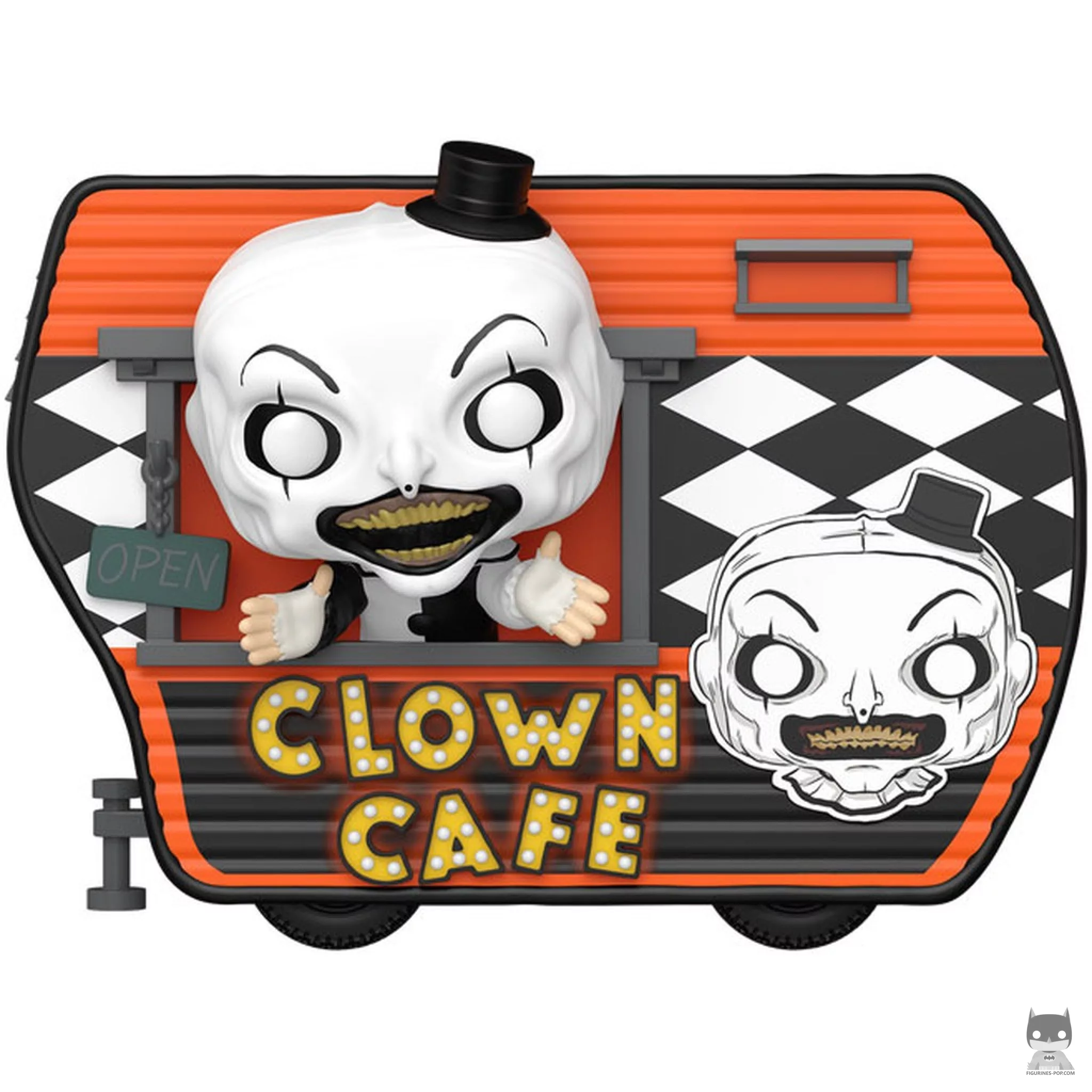 Figurine Funko POP Art avec Clown Café (Terrifier)