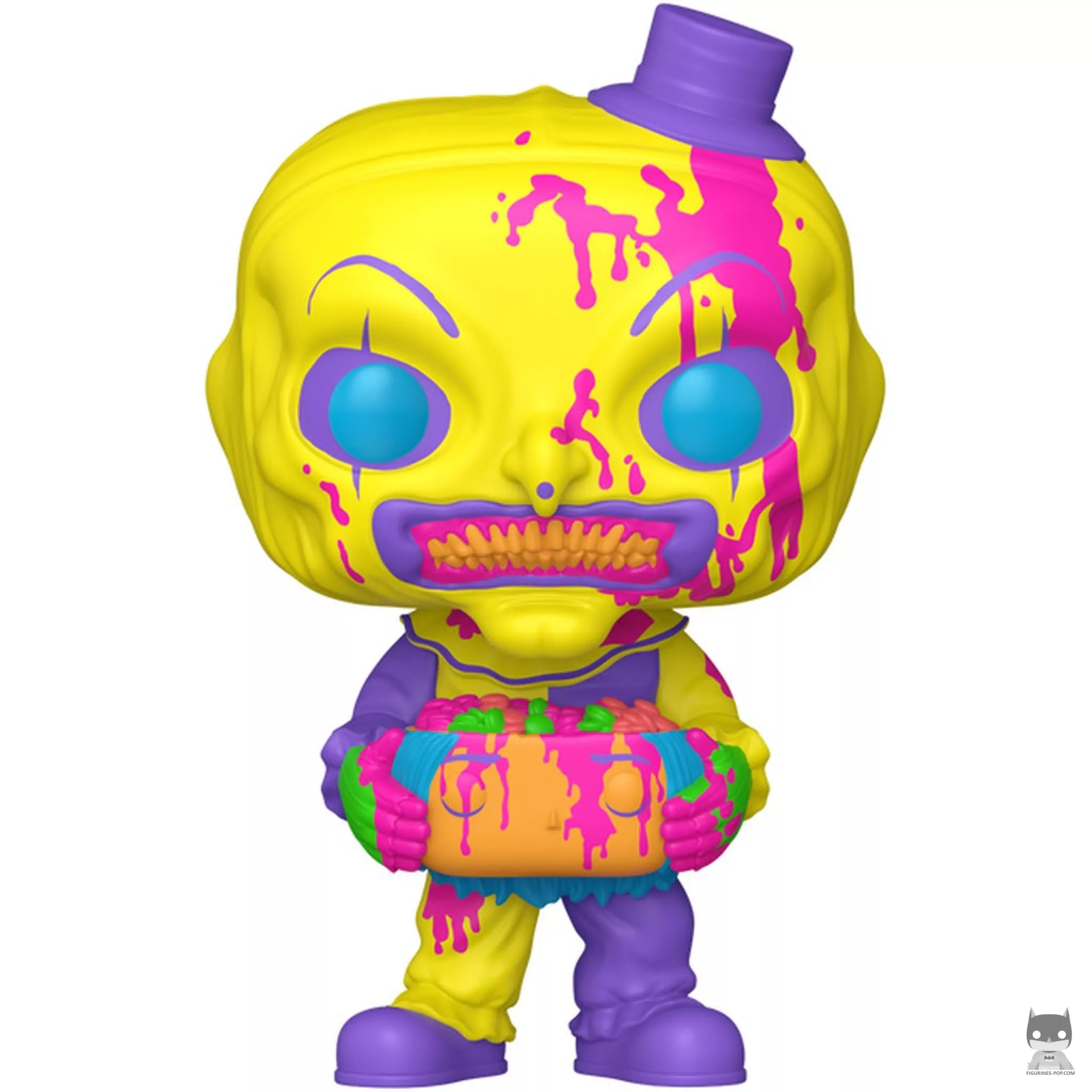 Figurine Funko POP Art le Clown avec une tête (Black Light) (Terrifier)