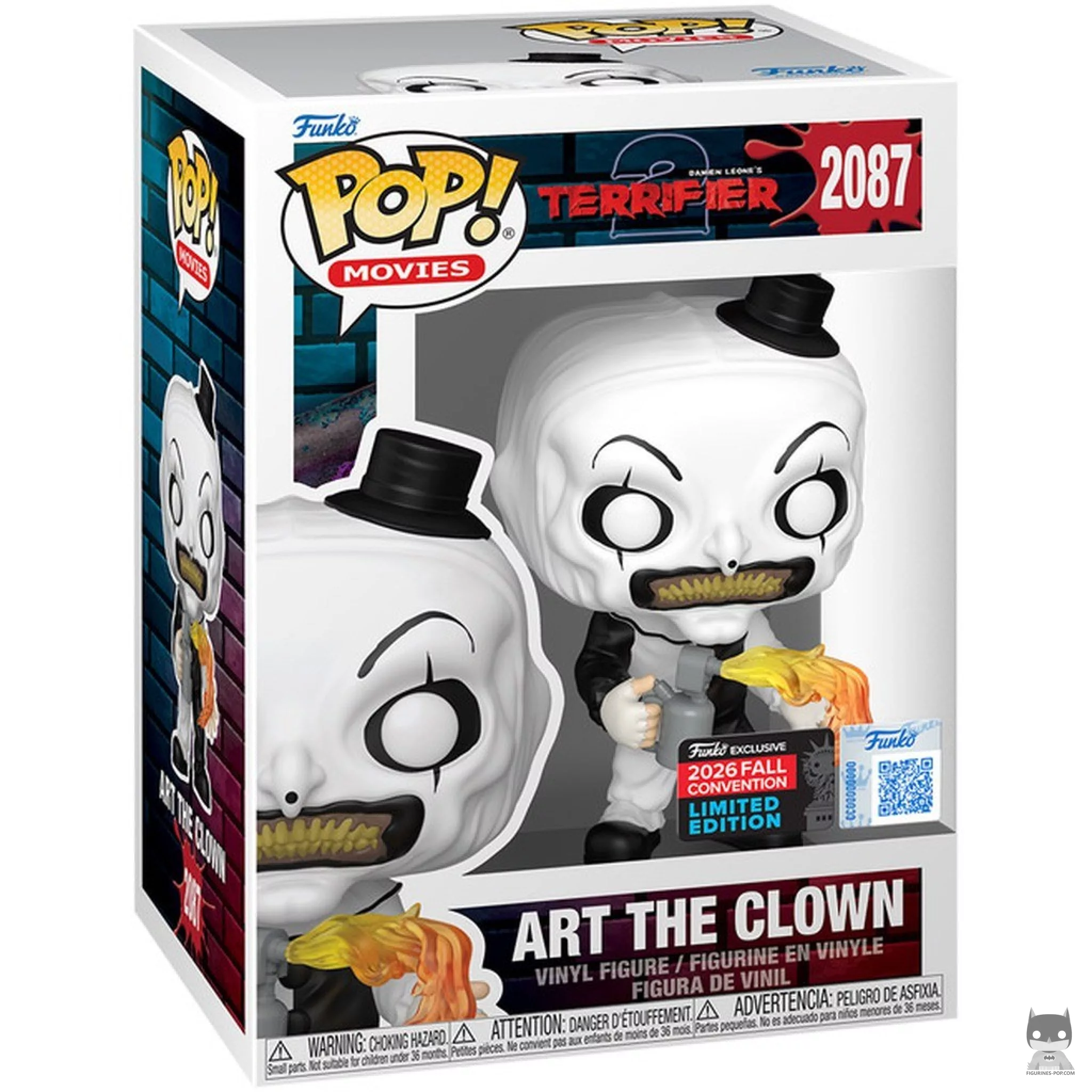 Figurine Funko POP Art le Clown avec boîte