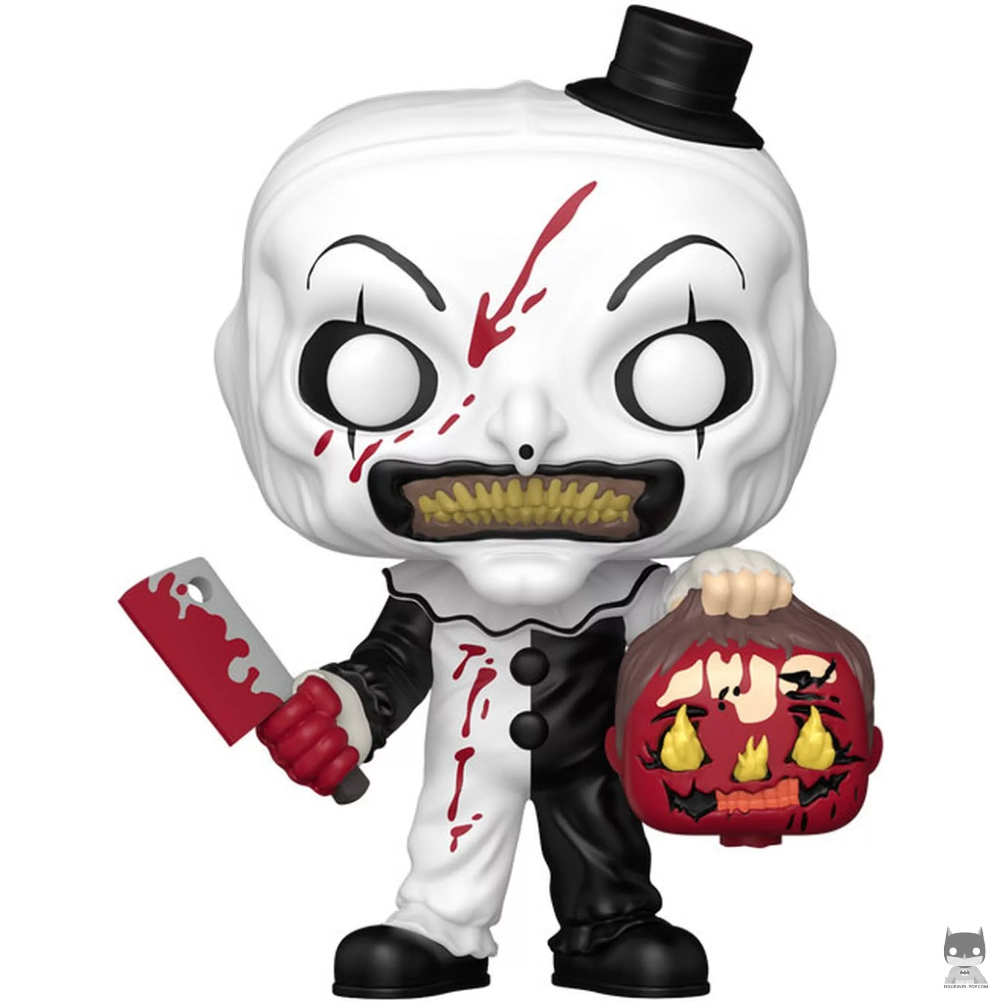Figurine Funko POP Art avec la tête de Steve (Glow in the Dark & ensanglanté) (Terrifier)