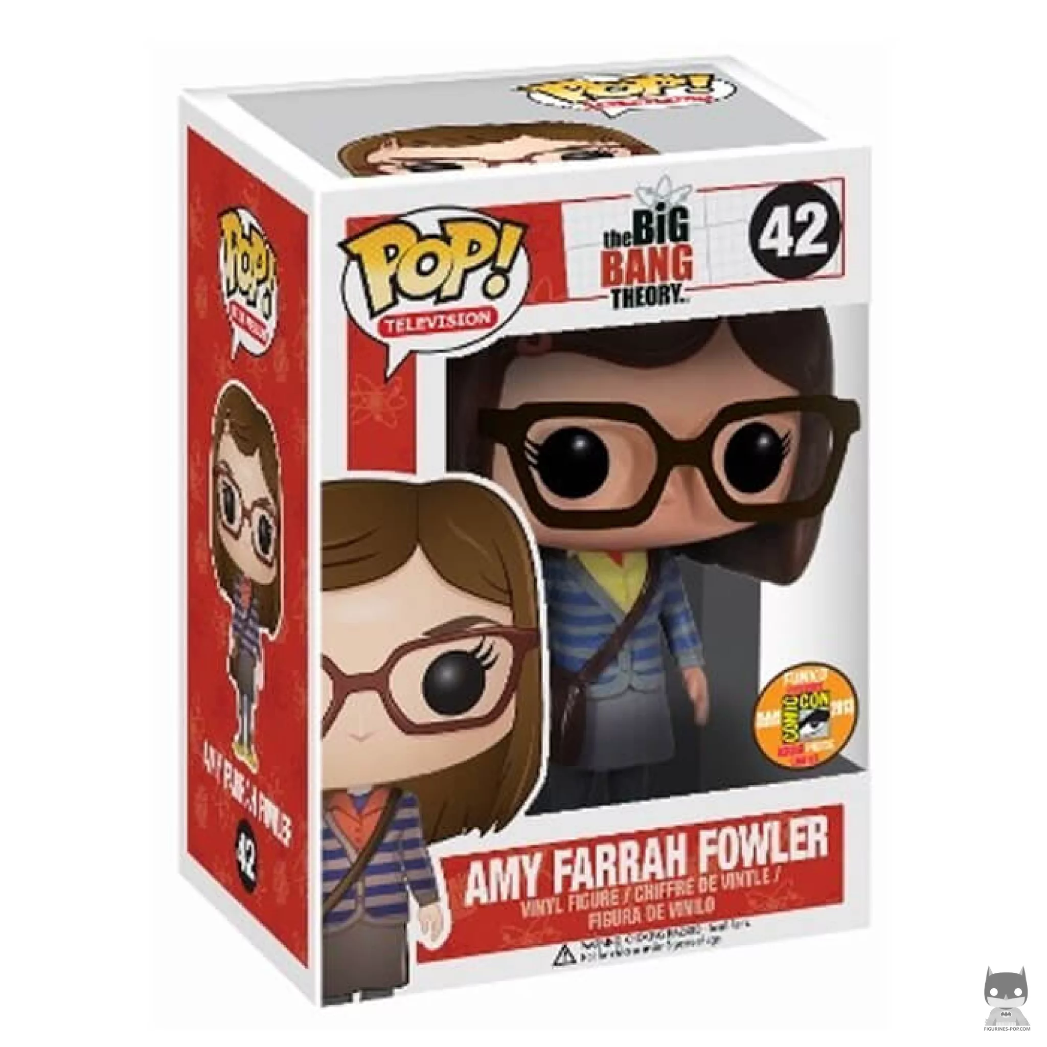 Figurine Funko POP Amy Farrah Fowler (Chaussures marron) avec boîte