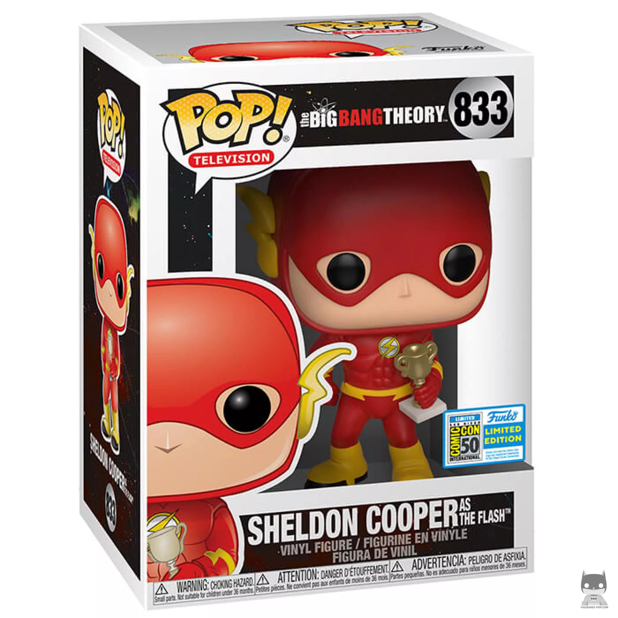 Figurine Funko POP Sheldon Cooper en The Flash avec boîte