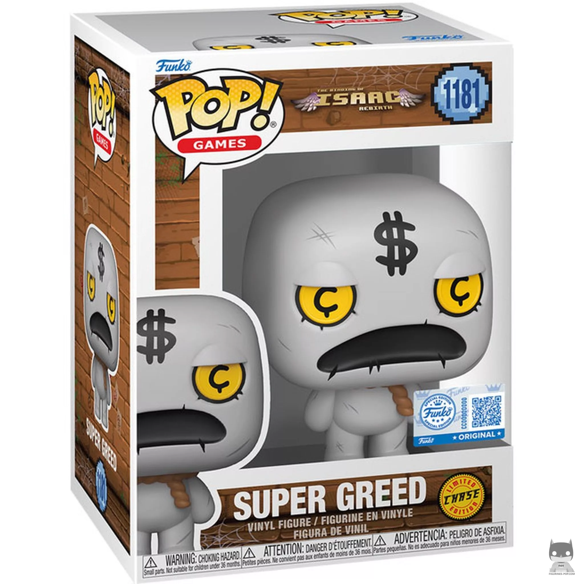 Figurine Funko POP Super Greed (Chase) avec boîte