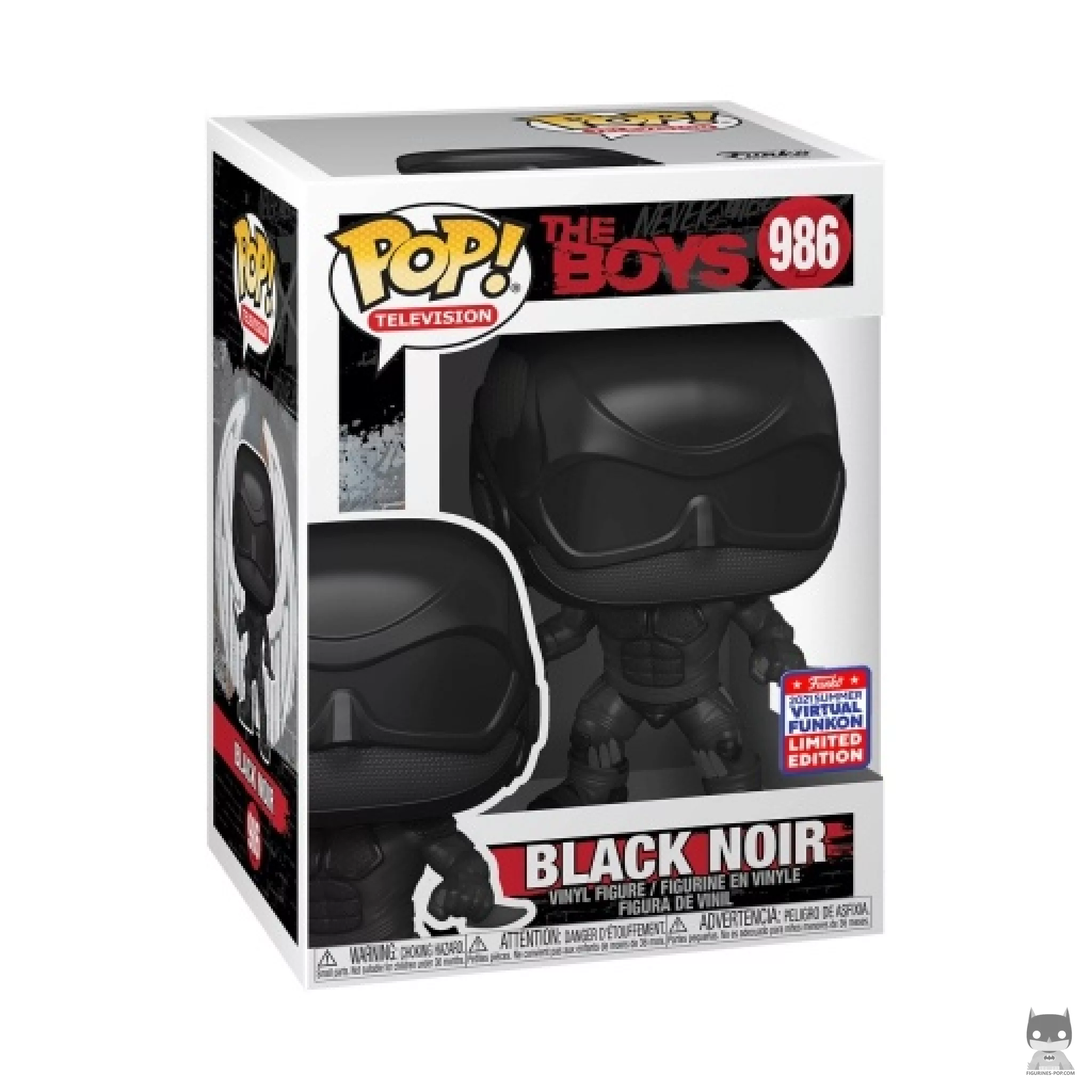 Figurine Funko POP Black Noir avec boîte