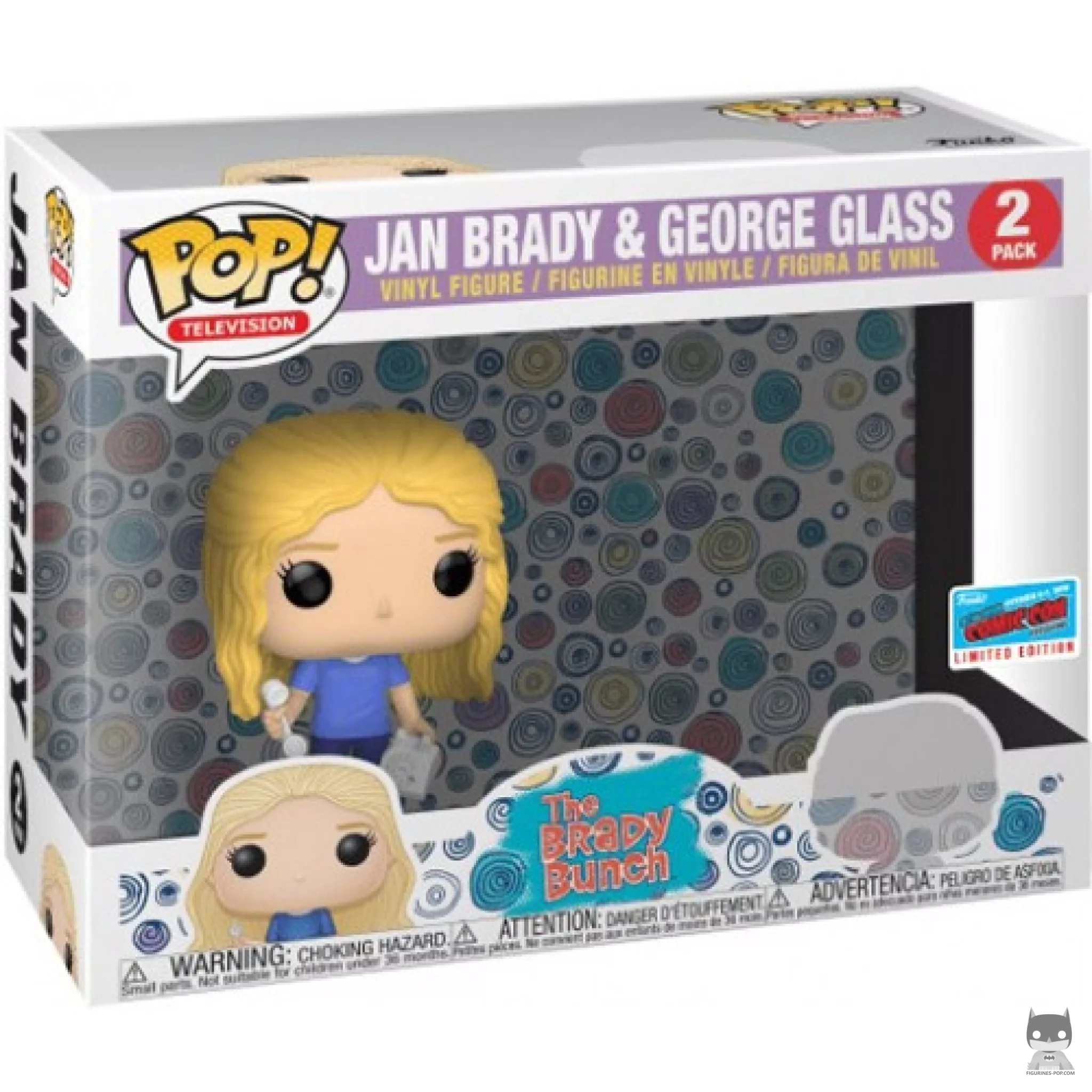 Figurine Funko POP Jan Brady & George Glass avec boîte