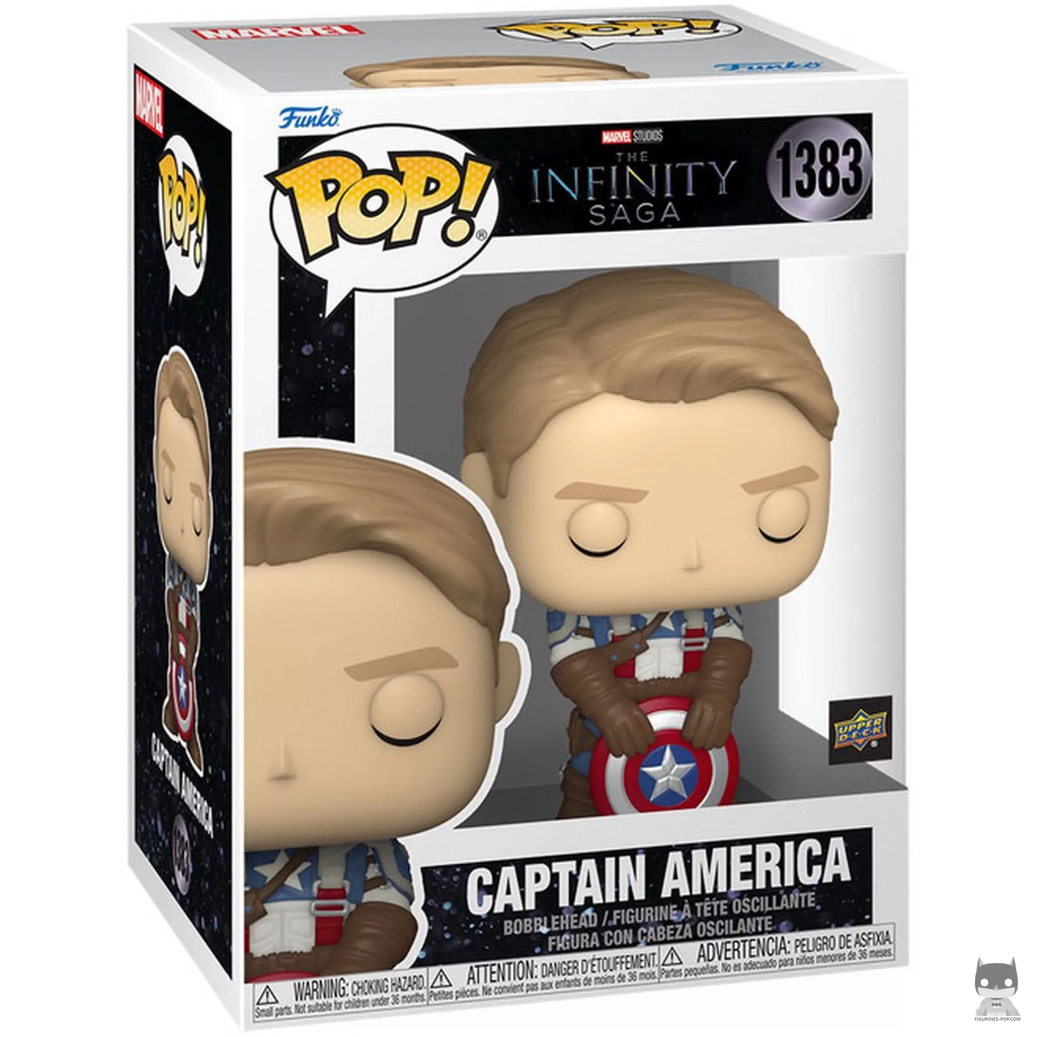 Figurine Funko POP Captain America (The First Avenger) avec boîte