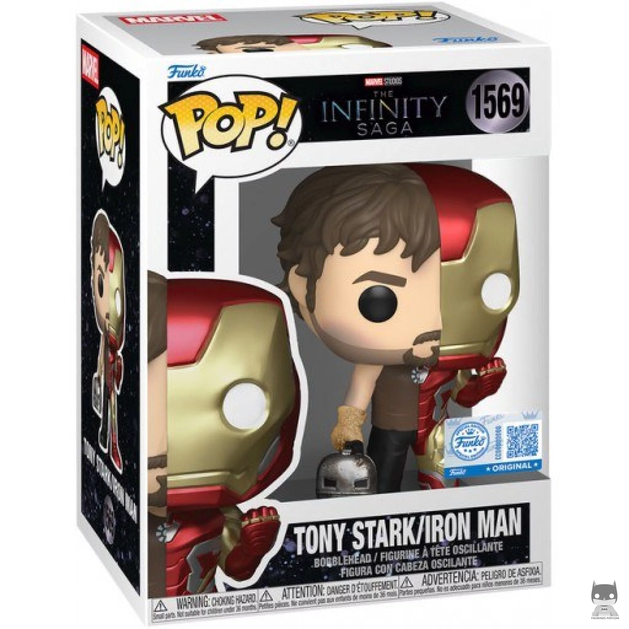 Figurine Funko POP Tony Stark / Iron Man avec boîte
