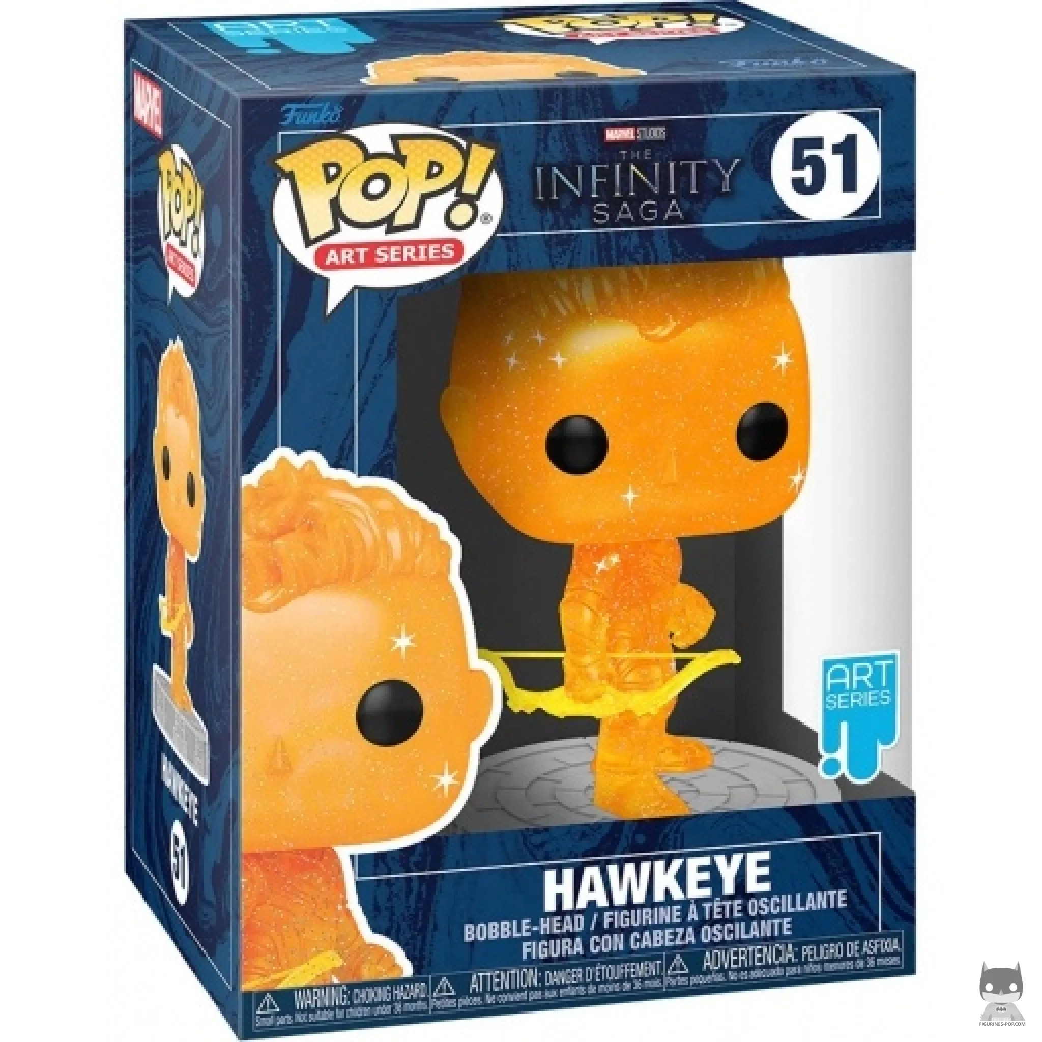 Figurine Funko POP Hawkeye (Orange) avec boîte